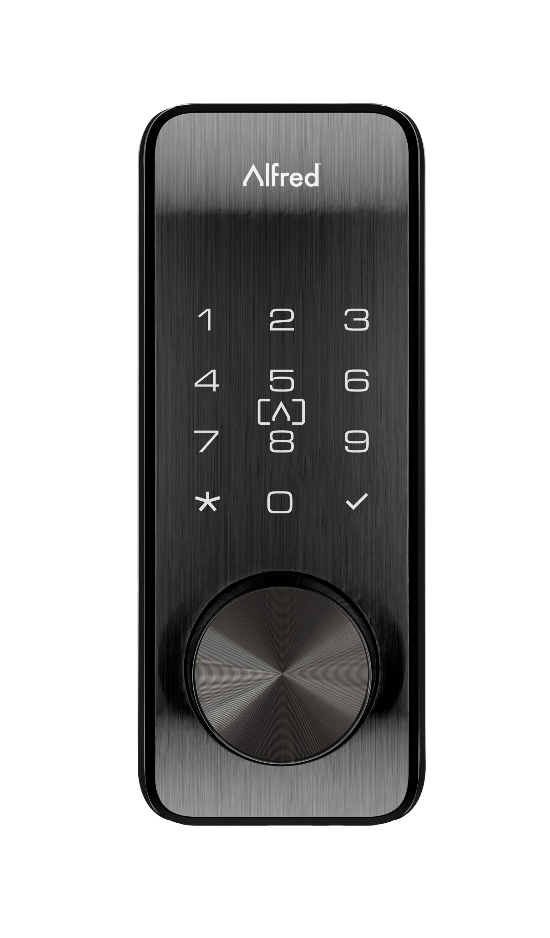 Alfred DB2S Black Smart Lock Electronic Deadbolt with Wifi Bluetooth Touchscreen Keypad DB2S-KEY-BL Sansujyuku sansujyuku.com