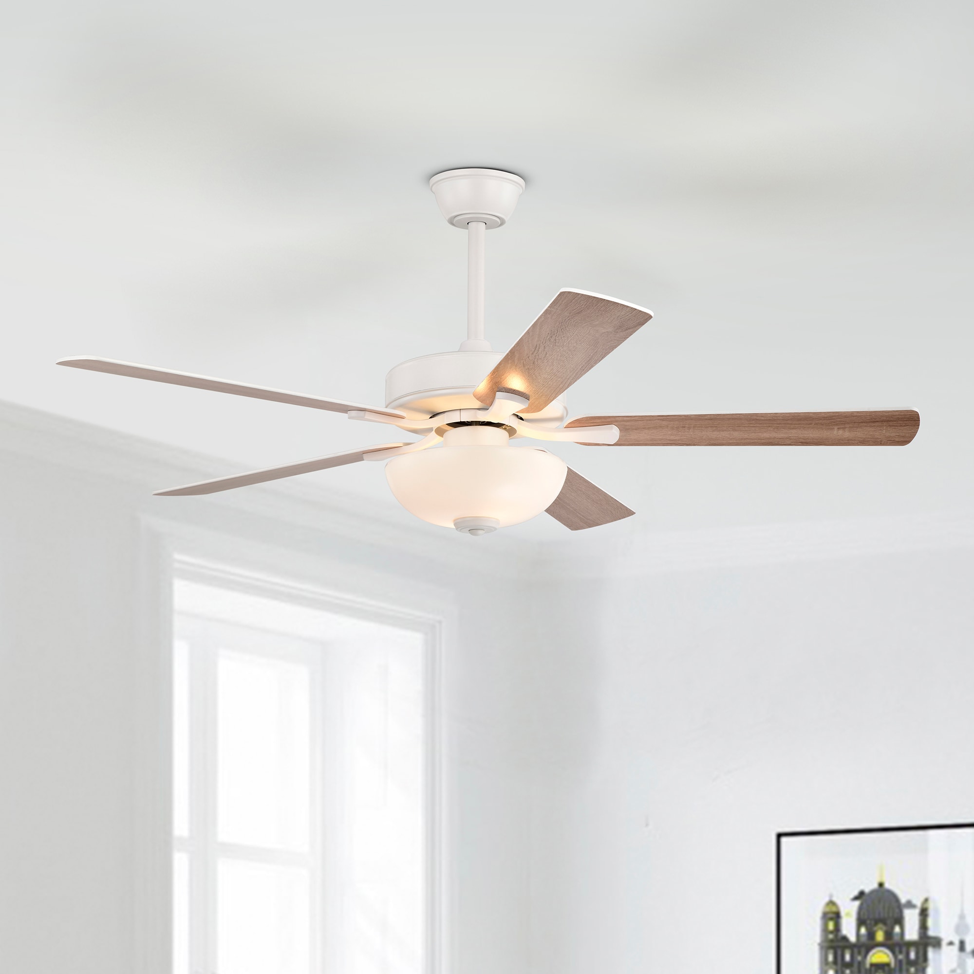 Edvivi FFG7316WH Ceiling-Fans - View #2