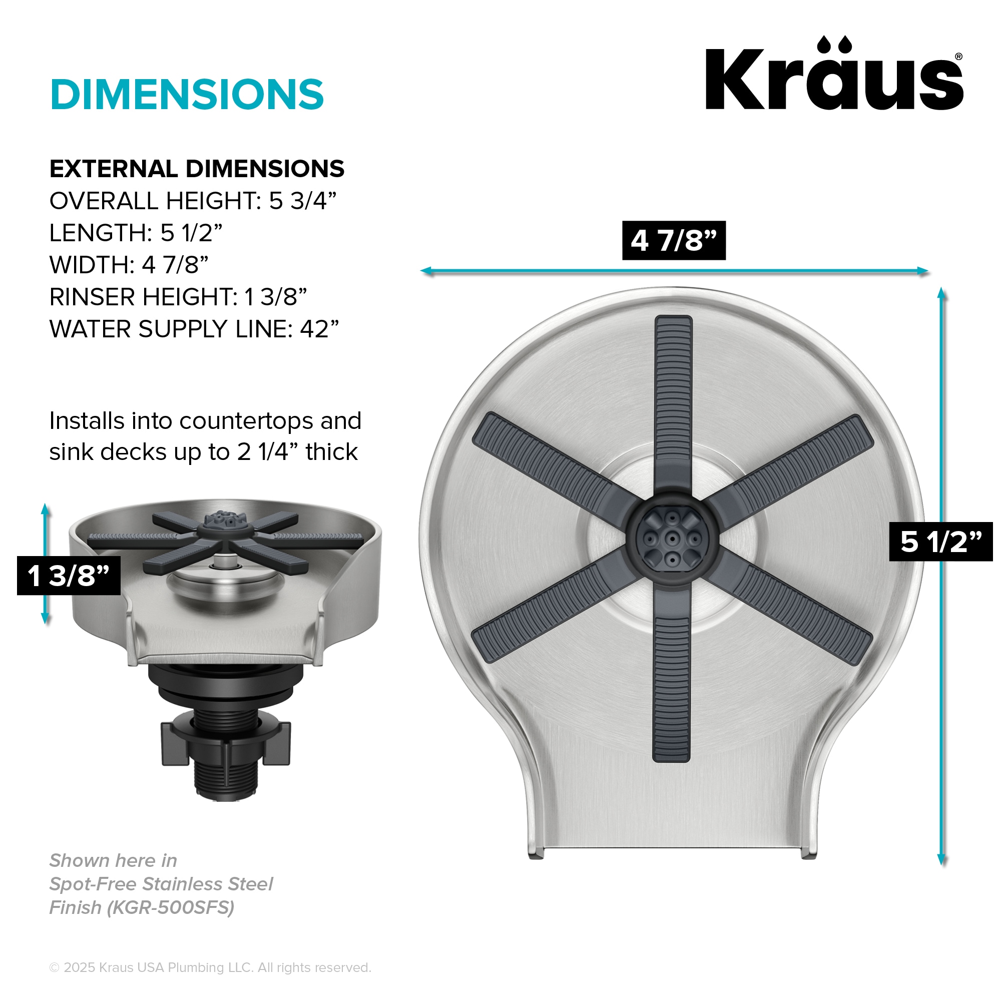 Kraus KGR-500MB Faucet-Spray-Hoses-Accessories - View #5