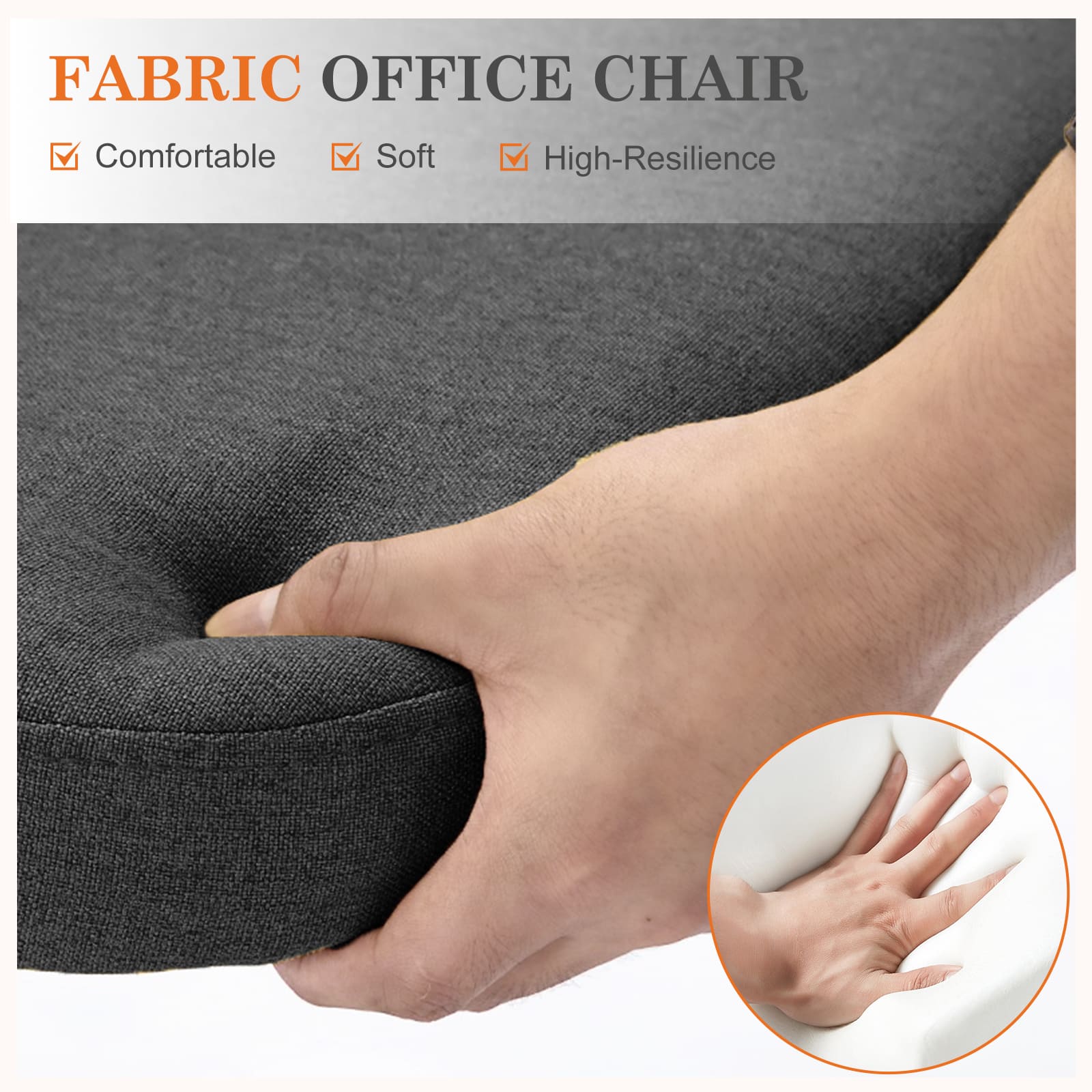 Sweetcrispy L-C-2776-DKGY Office-Chairs - View #2