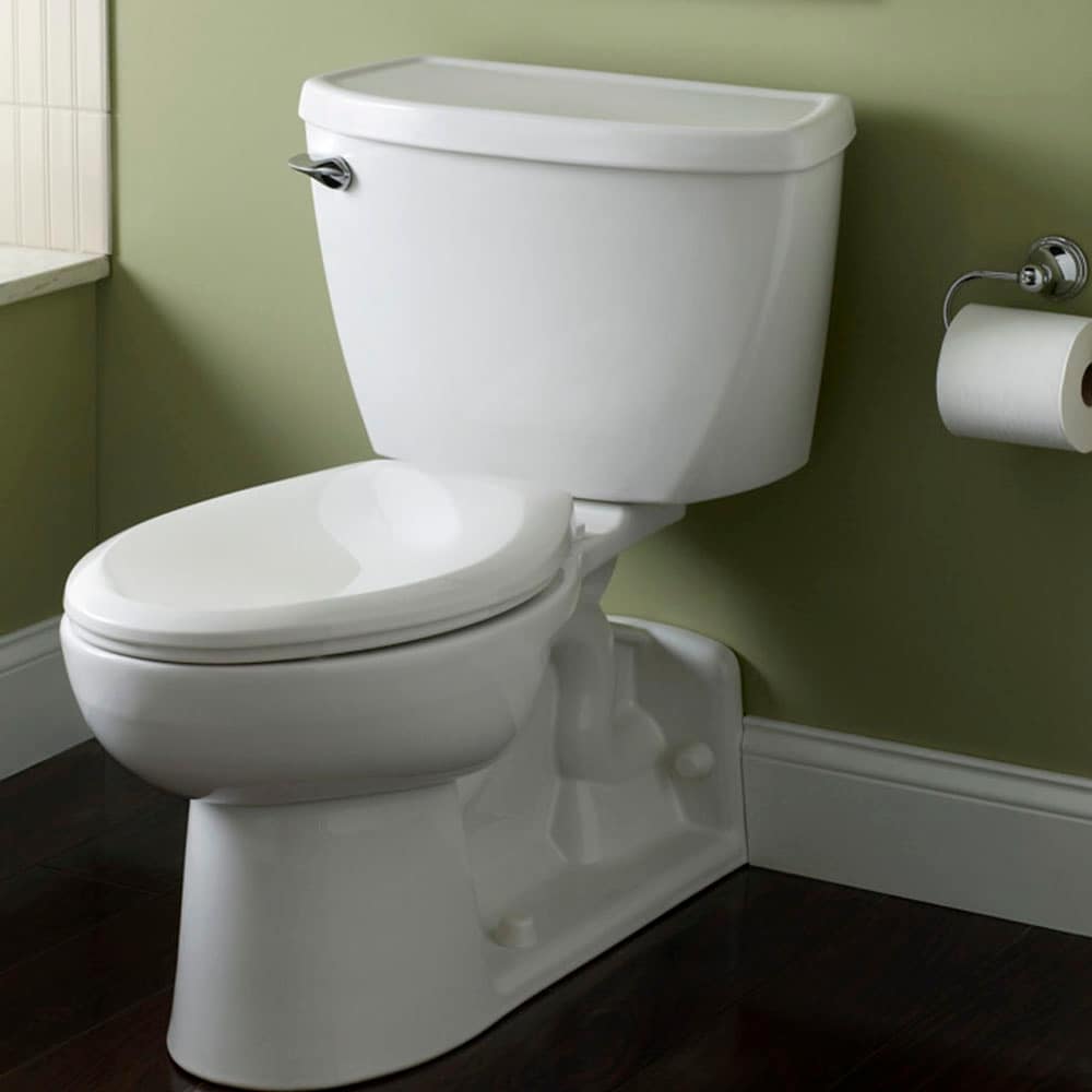 American Standard 2878016.020 Yorkville White Elongated Chair height 2-piece Toilet 12-in Rough-In 1.6 GPF