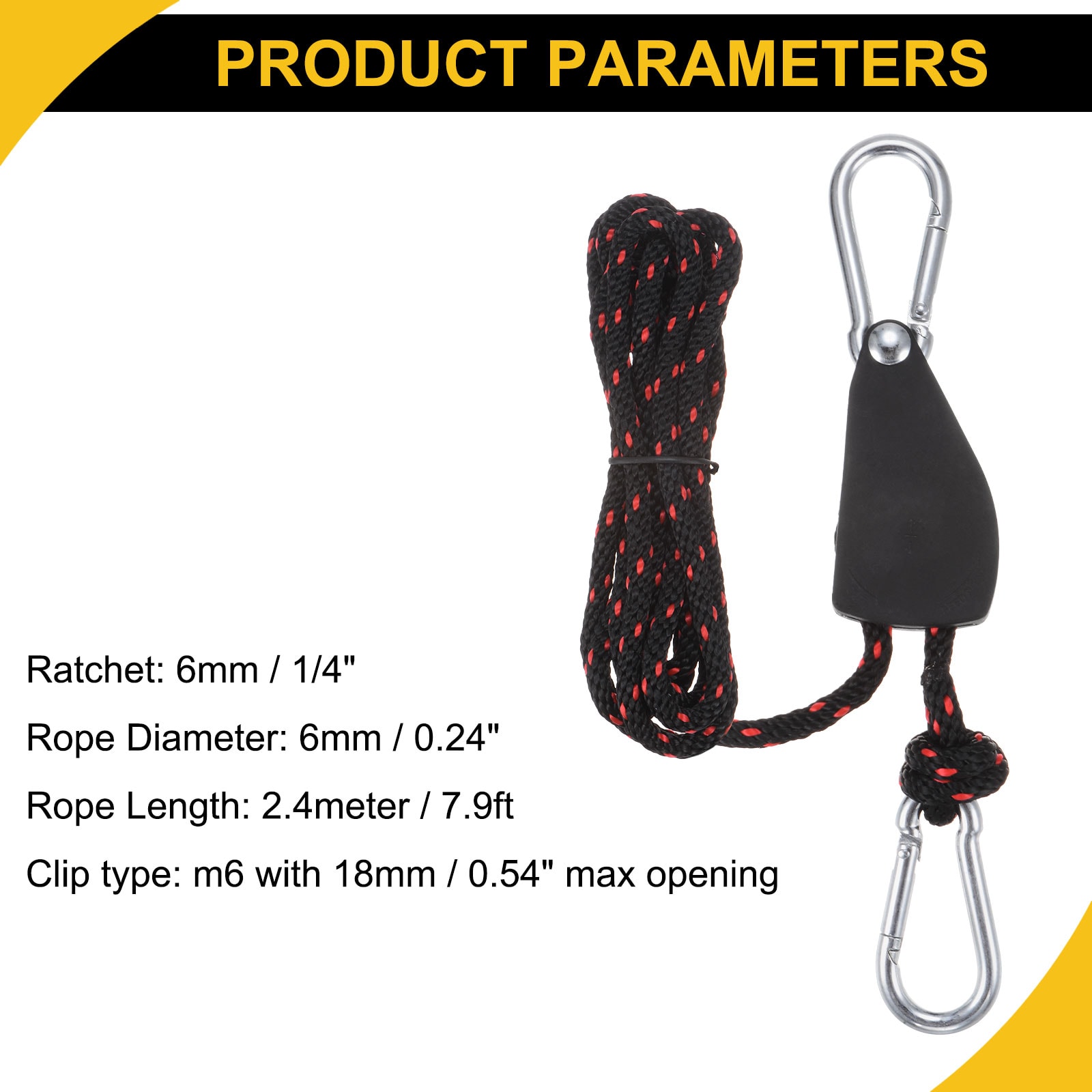 Unique Bargains S26011900UX4259 Tie-Downs - View #2