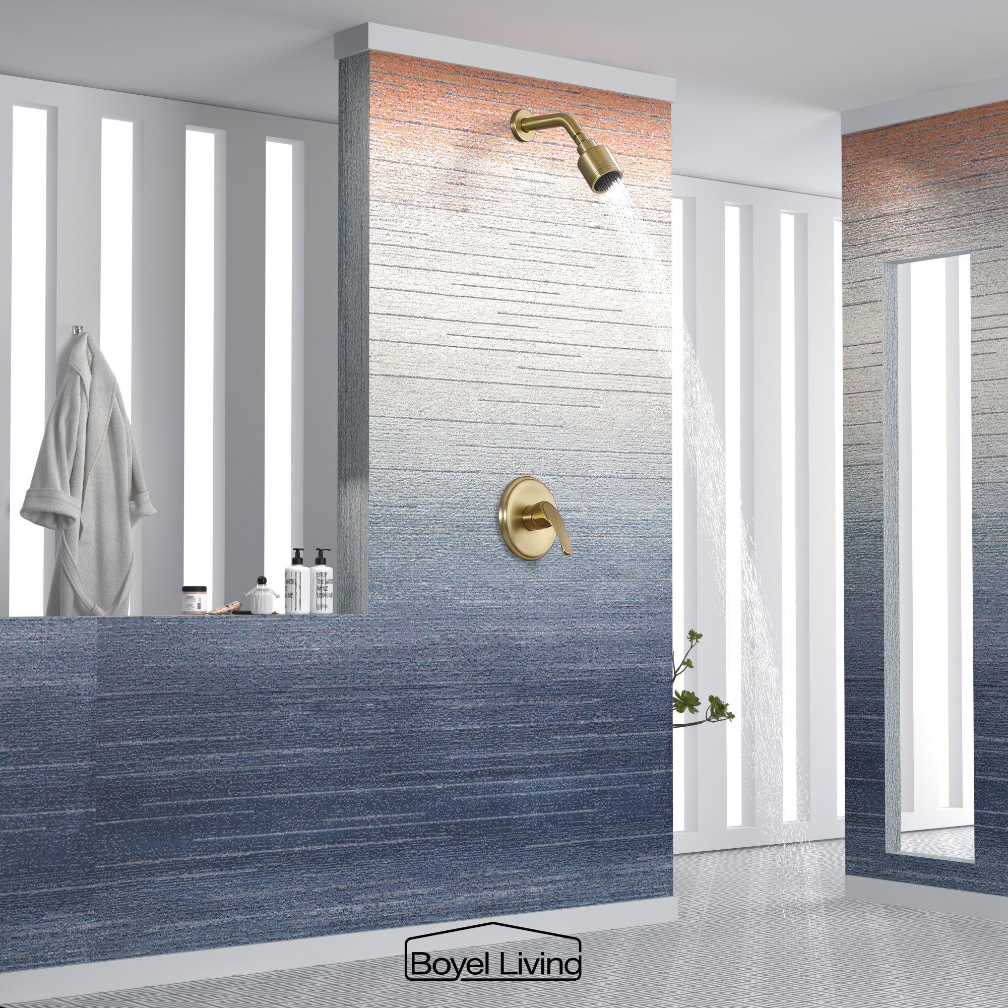 Boyel Living SMD-88010BG Showerhead-Bar-Panels - View #5