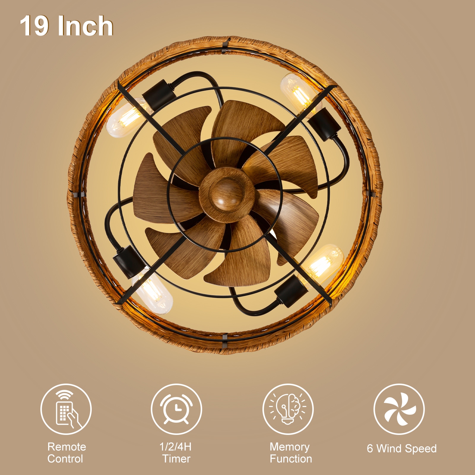 Breezary 30011-BK Ceiling-Fans - View #7