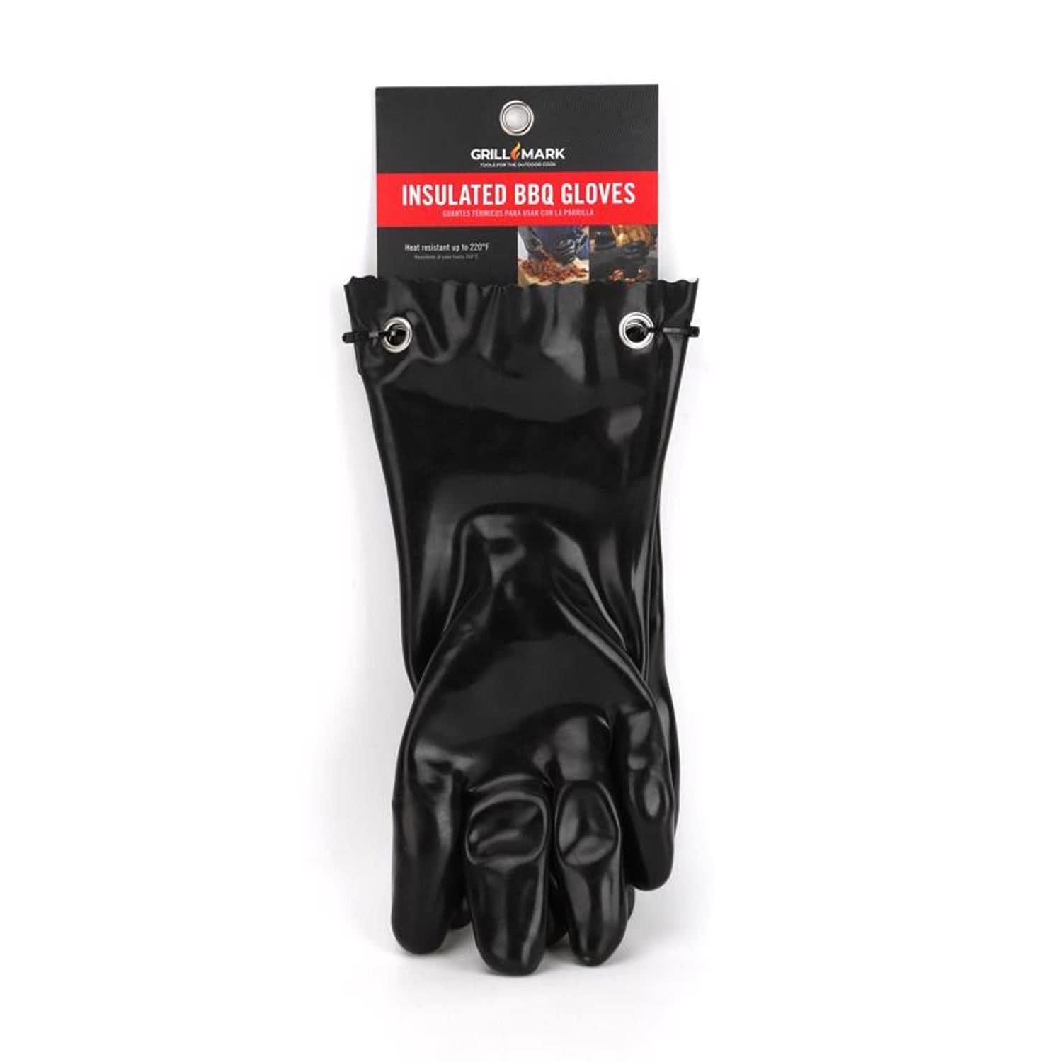 Grill Mark - Rubber Grilling Glove Heat Resistant Black