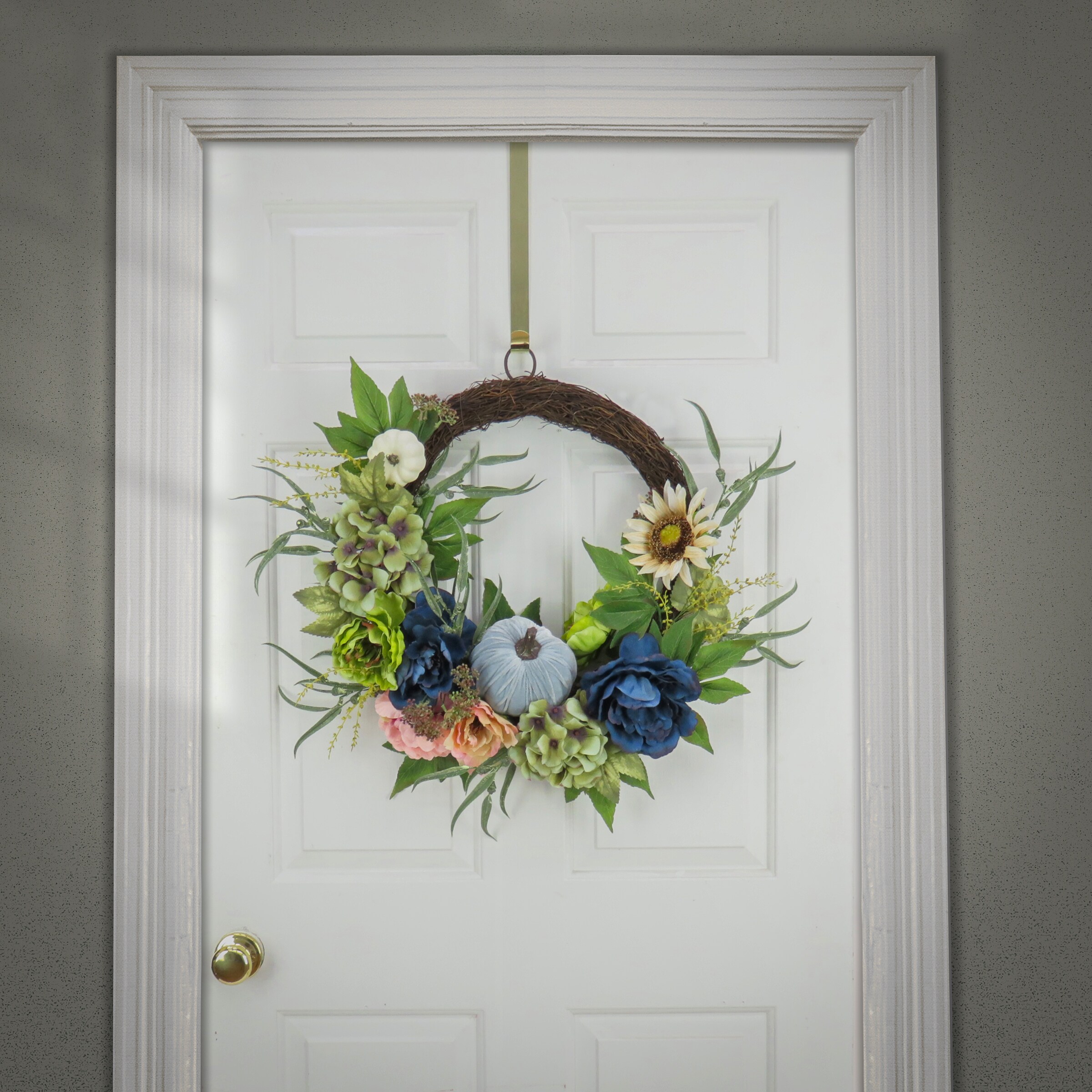 National Tree Company RAHV-0KW061029A Artificial-Thanksgiving-Wreaths - View #2