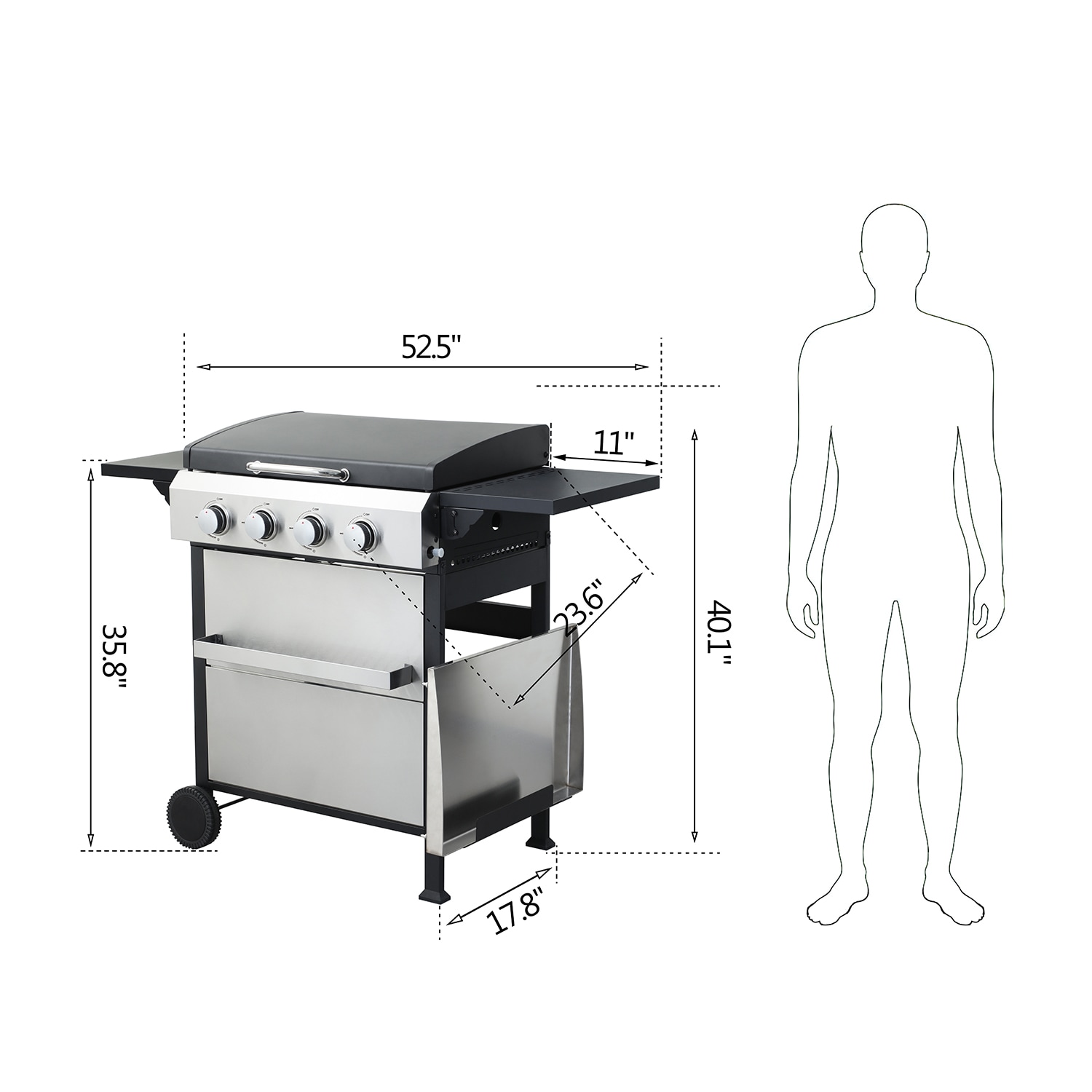GZMR GZ-W22301 Gas-Grill - View #9