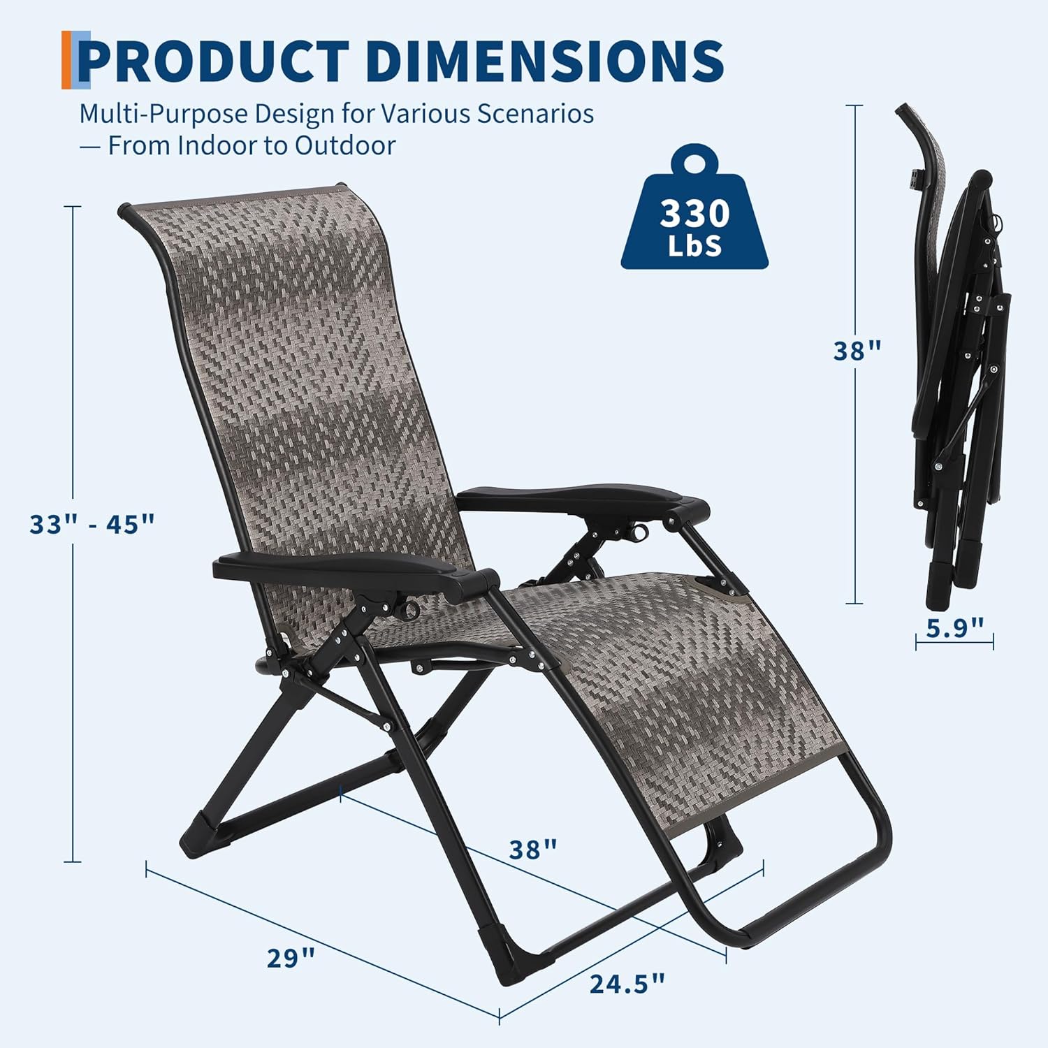 GAOMON CQC-602BJQVX4CG Patio-Chairs - View #6