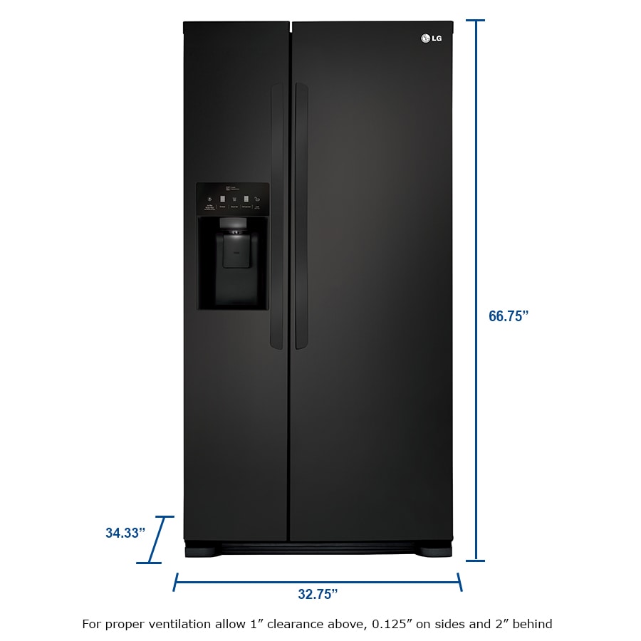 LG LSXS22423B Side-By-Side - View #9