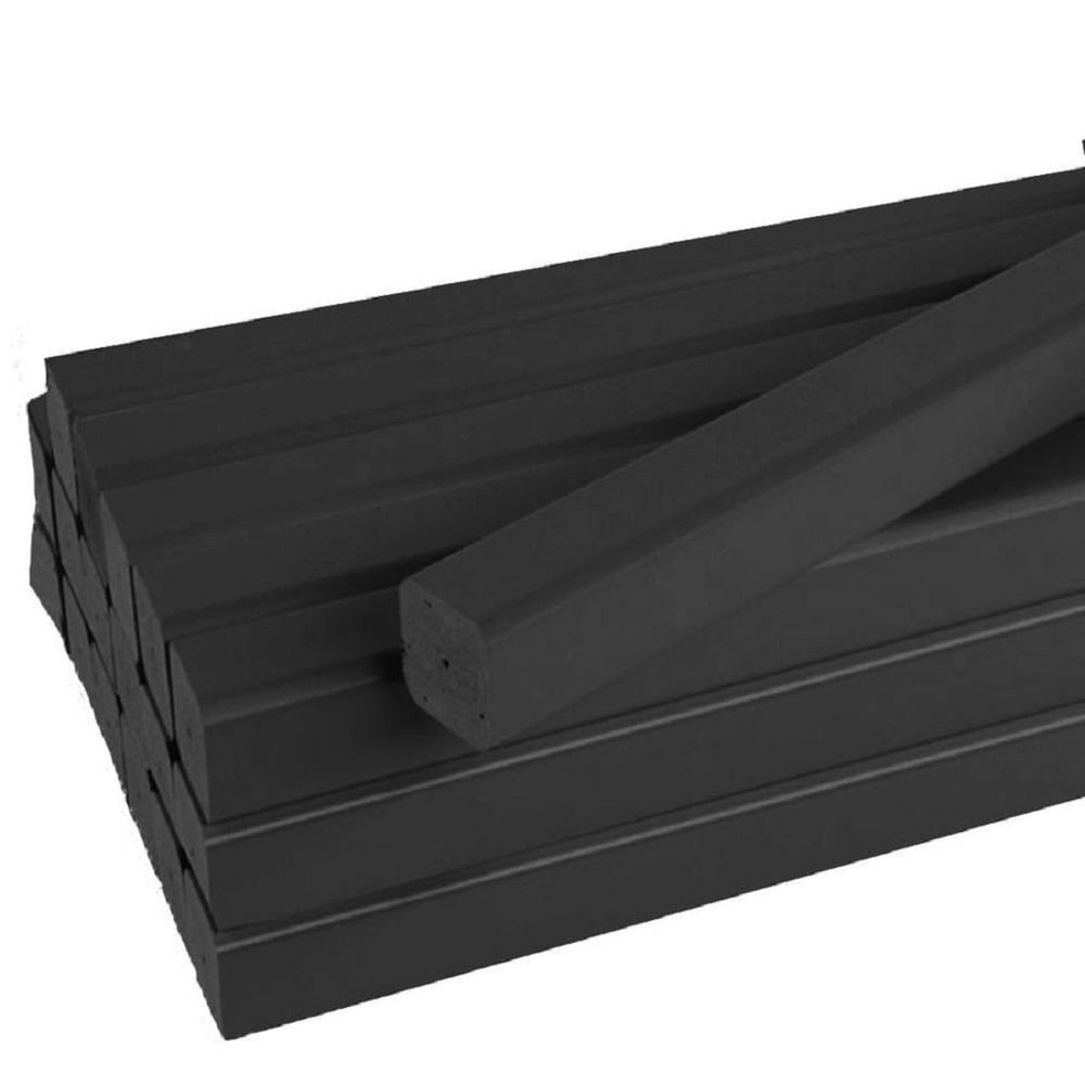 TimberTech AZT29BALB 1-in x 1-in x 30-in Classic Composite Black Composite Square Deck baluster 18 -Pack