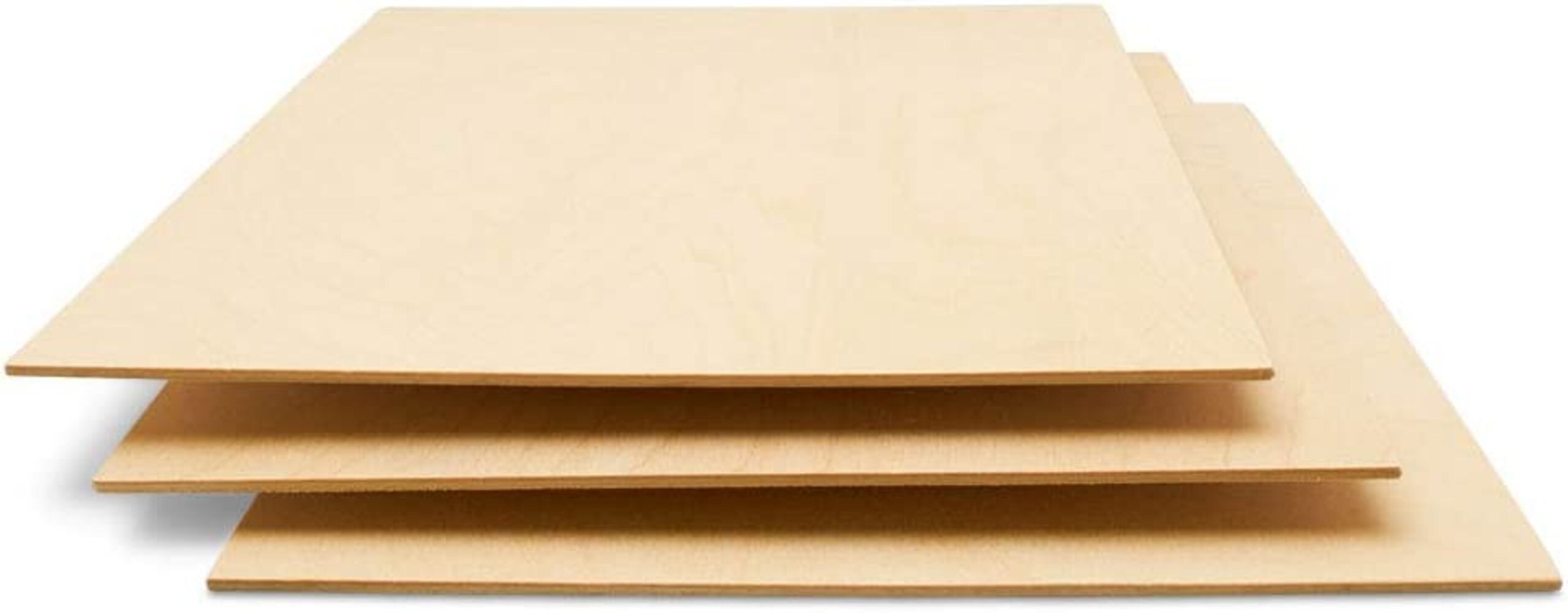 BALTIC BIRCH PLYWOOD 1/8 (3mm) BY APPROX 11 7/8 X 11 7/8 40 PIECE SUPER  PACK
