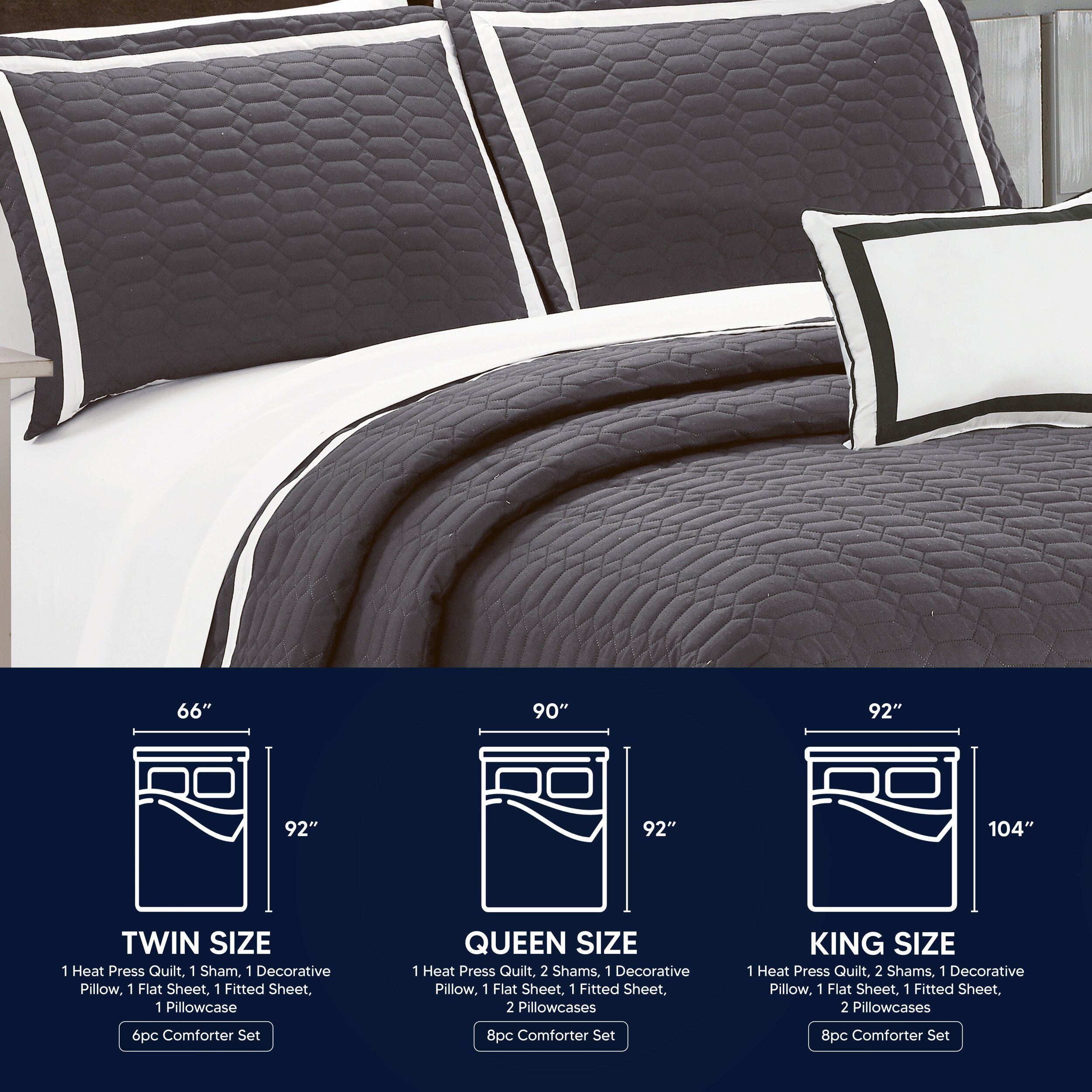 Chic Home Design QS4697-LW bedding - View #4