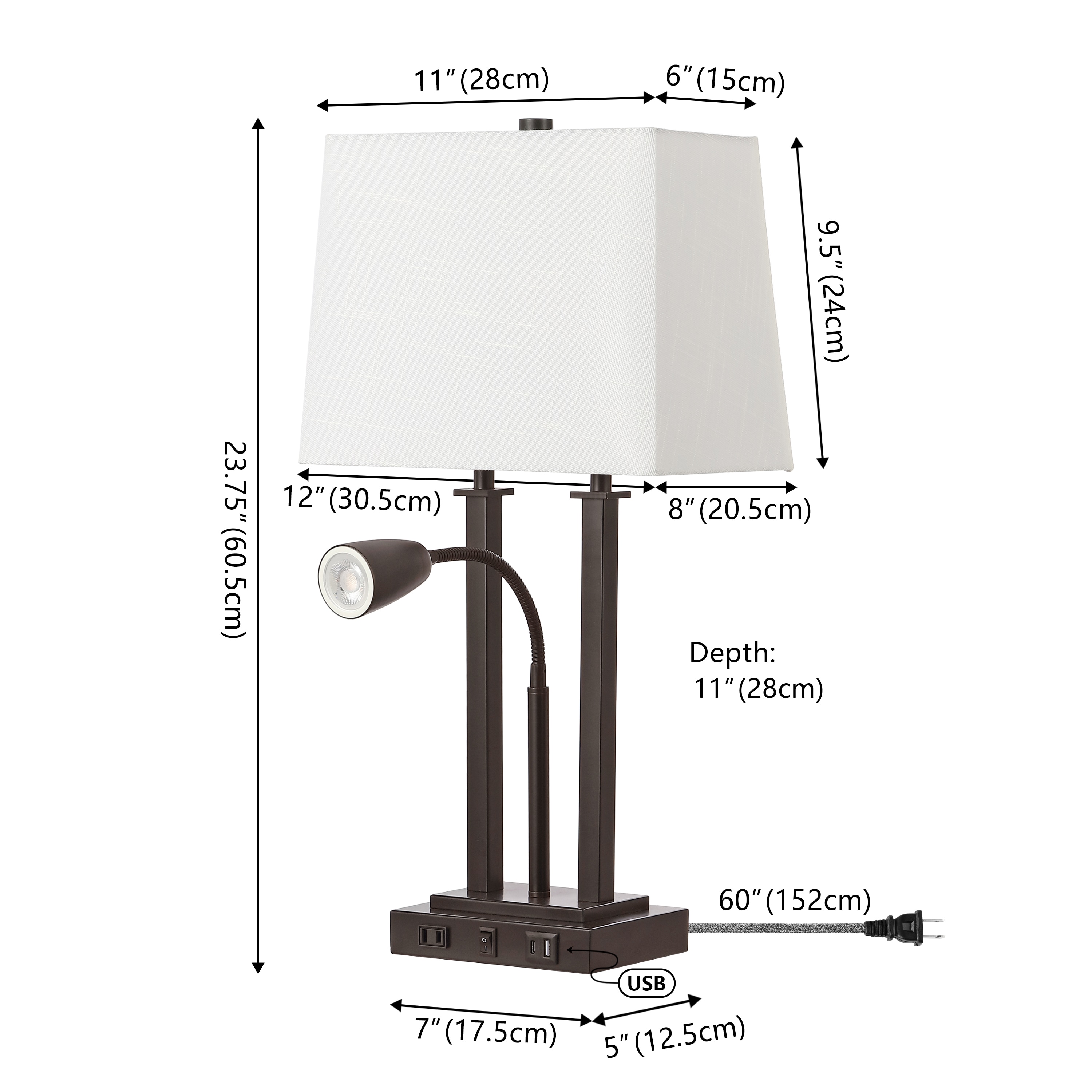 JONATHAN  Y JYL1144A Table-Lamps - View #4