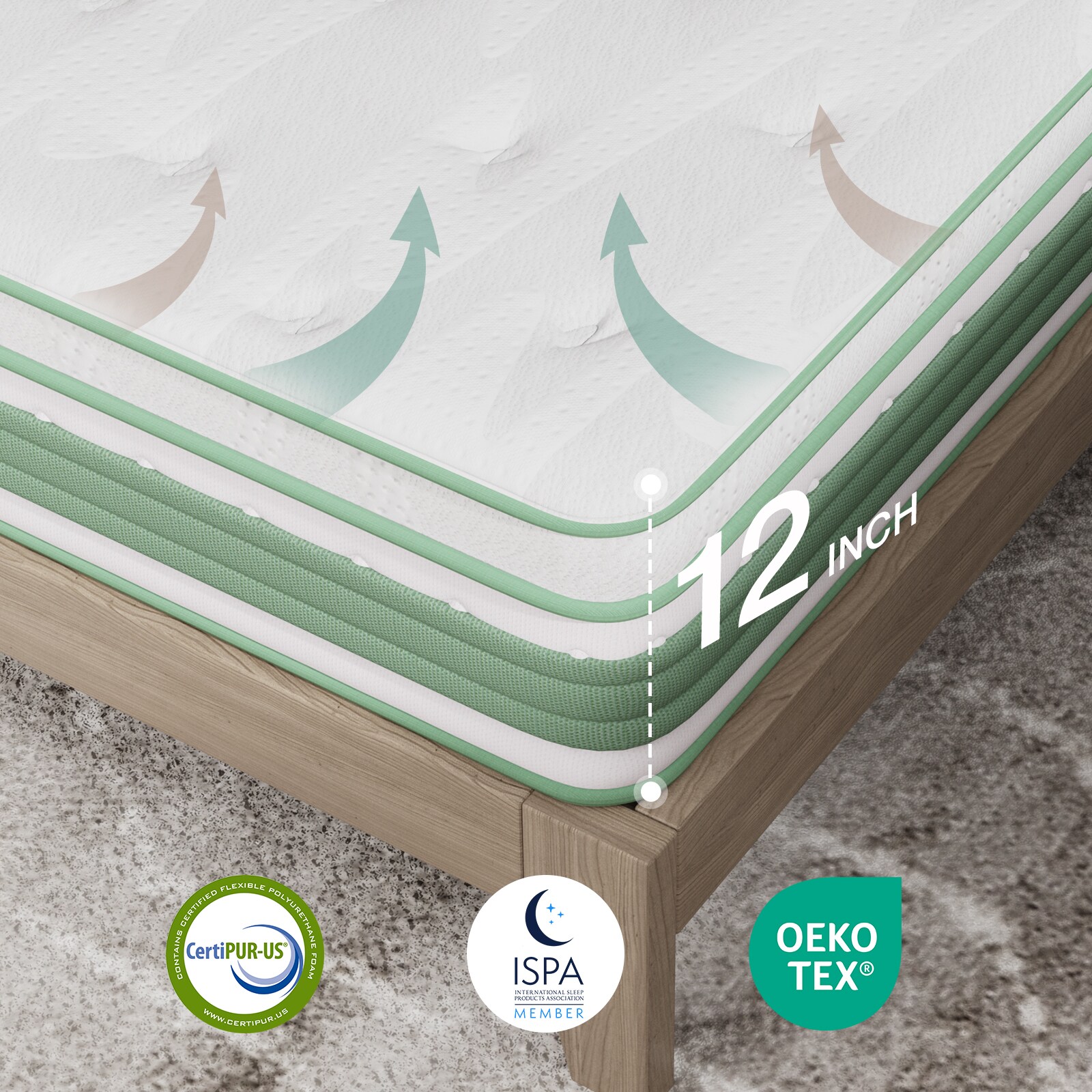 Novilla LW-12-Q-NV02 Mattresses-Boxsprings - View #12