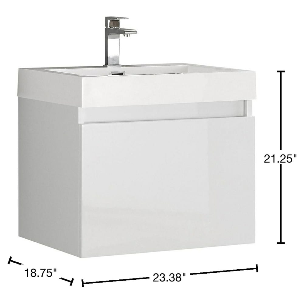 Fresca FCB8006WH-I Bath-Vanity-Combo - View #9