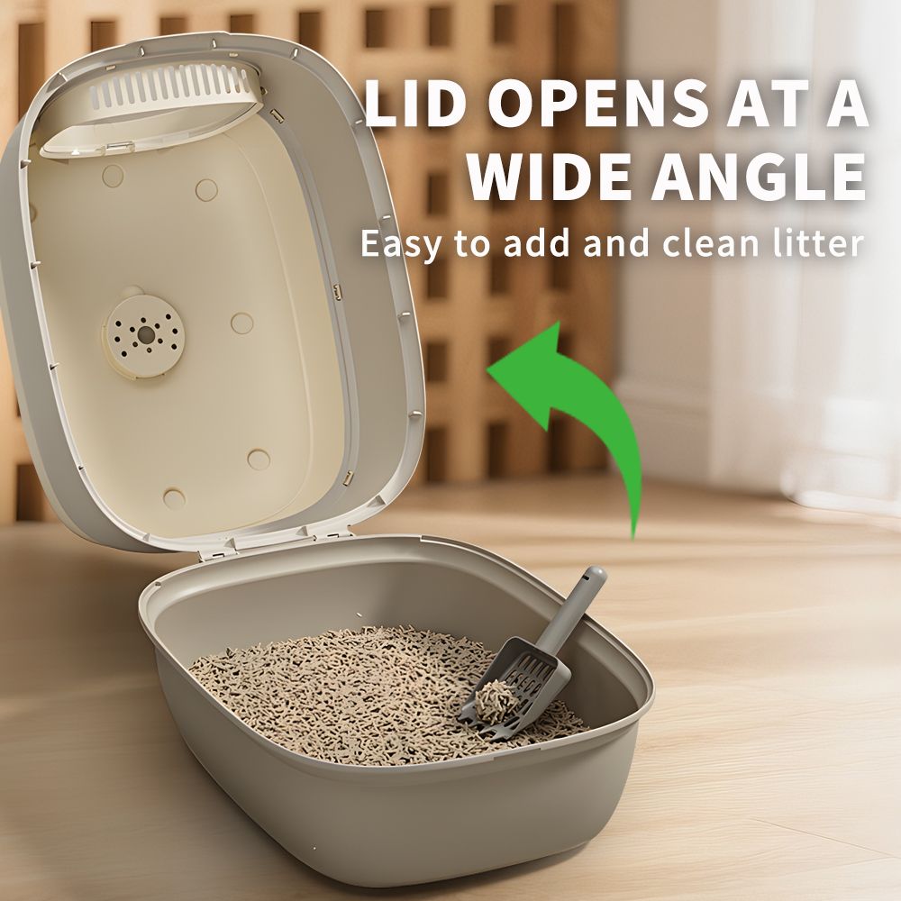 JUSHUA FL-7HDJNG Cat-Litter-Box - View #4