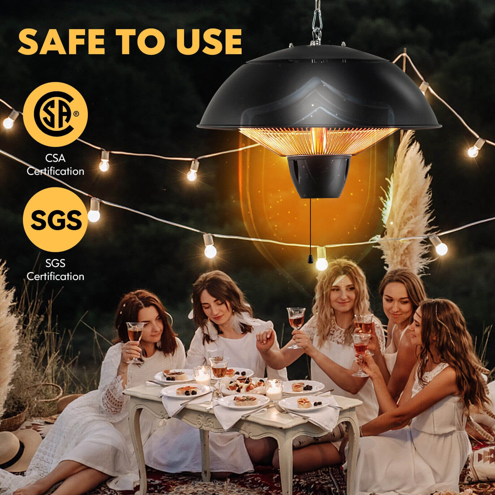 SUGIFT LW018SUGHY1379 Outdoor-Electric-Patio-Heaters - View #3