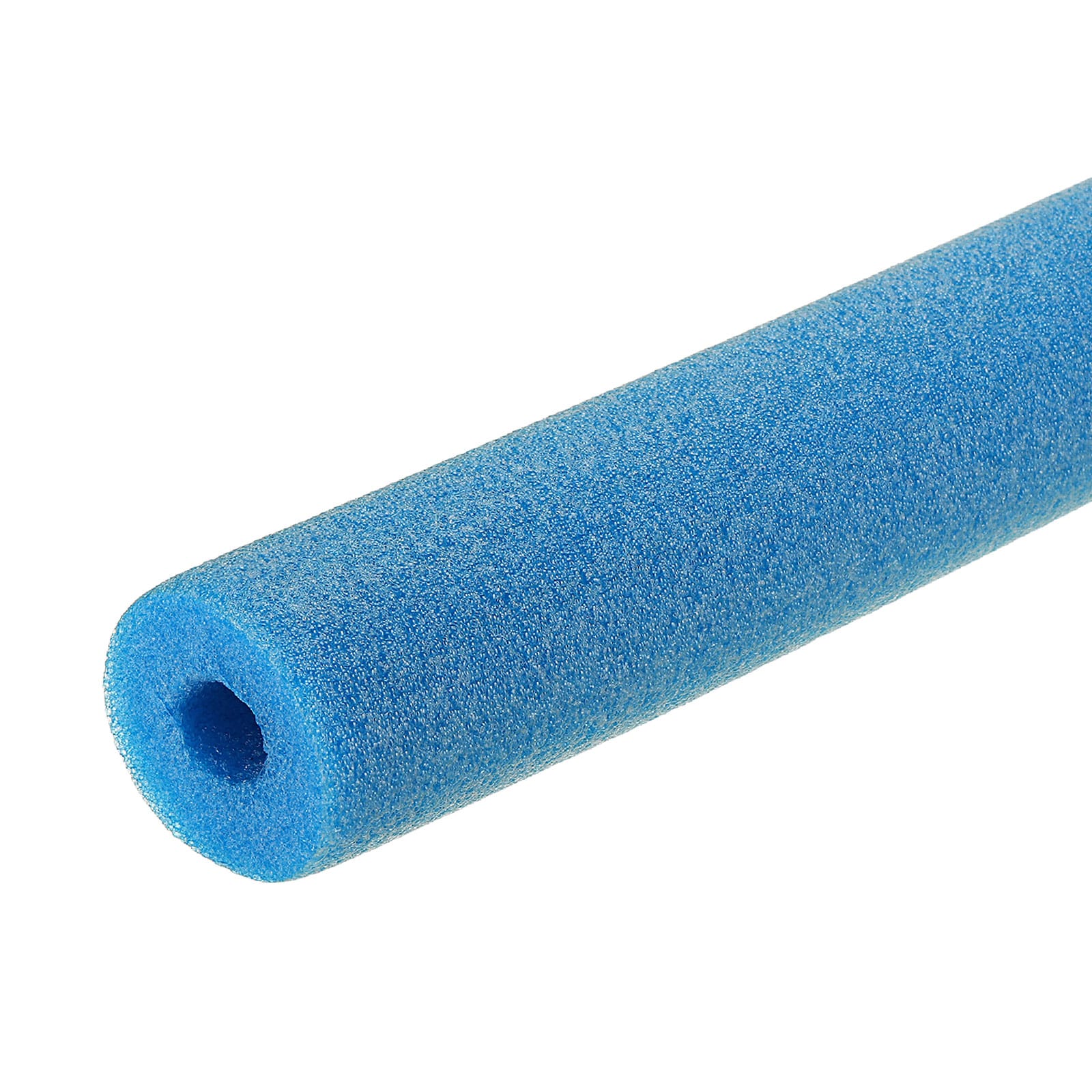Unique Bargains 1 Inch ID Pipe Insulation Foam Tube Foam Pipe Tubing Covers 2.56 Inch OD Wrap Roll Bar Tubing 4FT Long - Heat Preservation for Handle Heat Water/Pipe Freeze Protection Light Blue