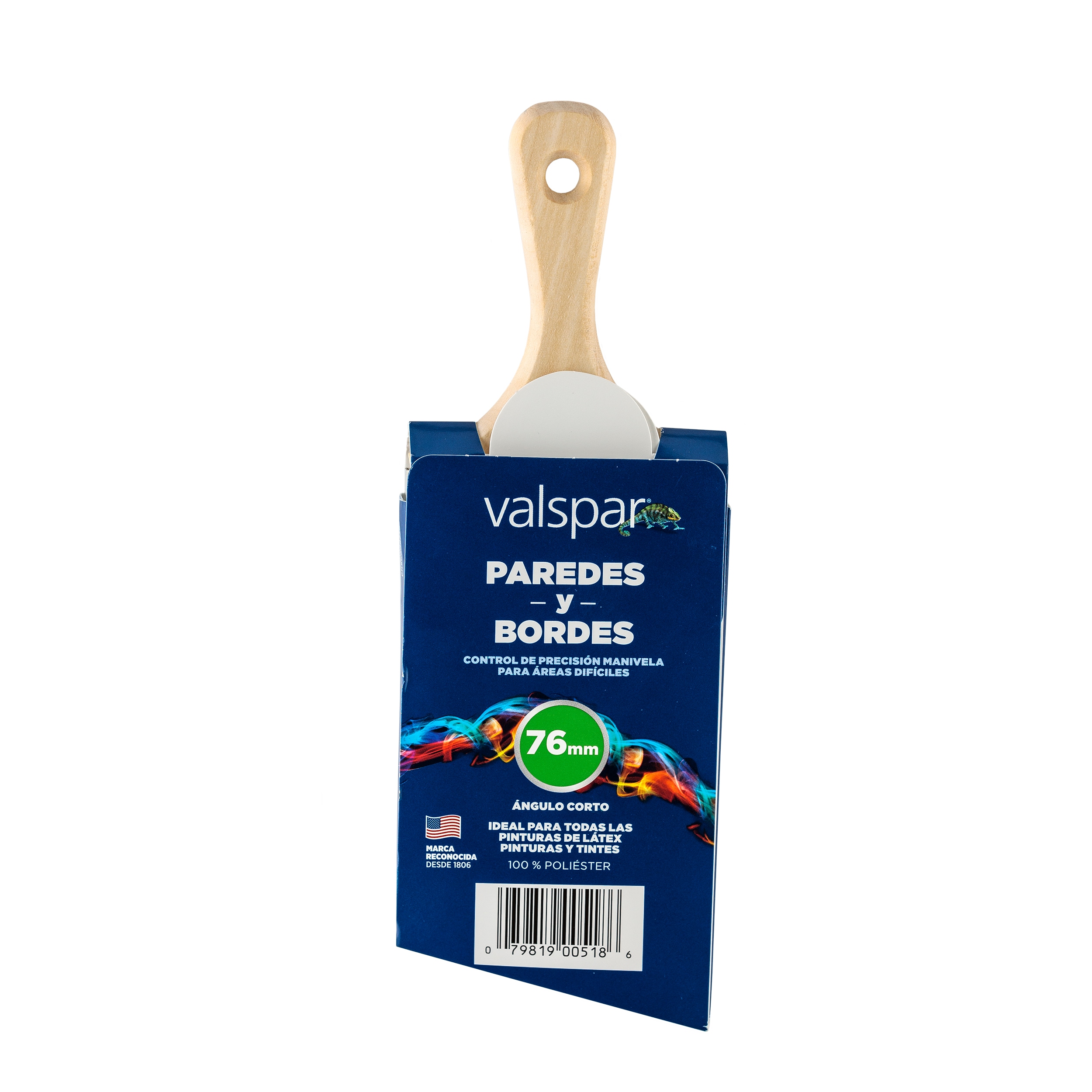 Valspar 1-1/2-in Reusable Polyester Angle Paint Brush (Sash Brush) in the Paint  Brushes department at