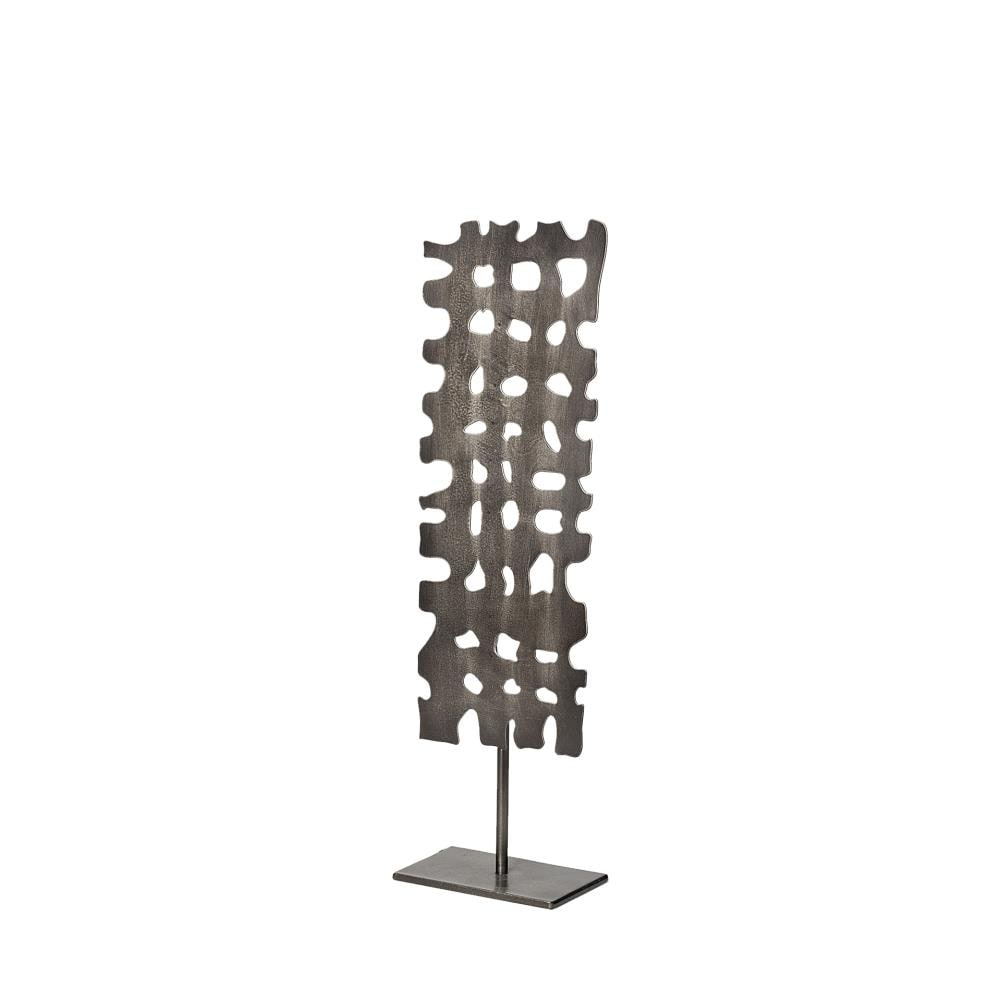Mercana 68812 17.9134-in Gray Rectangular Decorative Object Tabletop Decoration