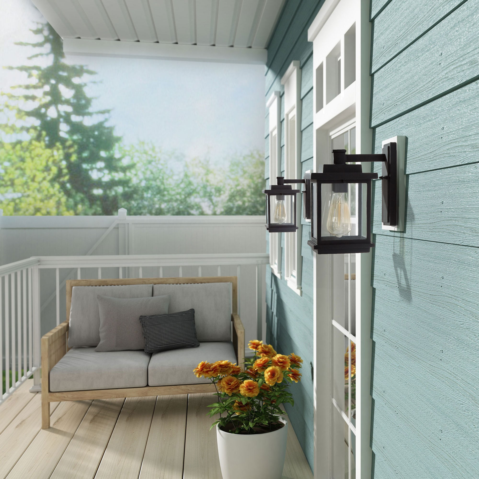 LNC A03156 Outdoor-Wall-Lighting - View #3