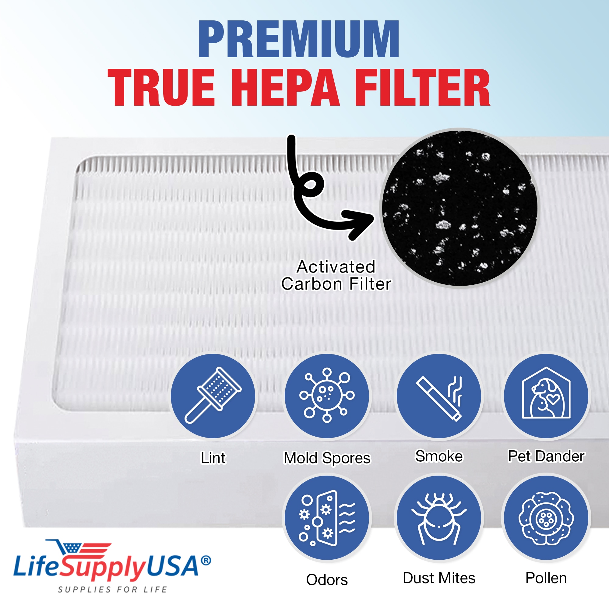 LifeSupplyUSA 9.84-in W x 3.74-in H x 20.47-in L Electrolux TiO2 Filter ...