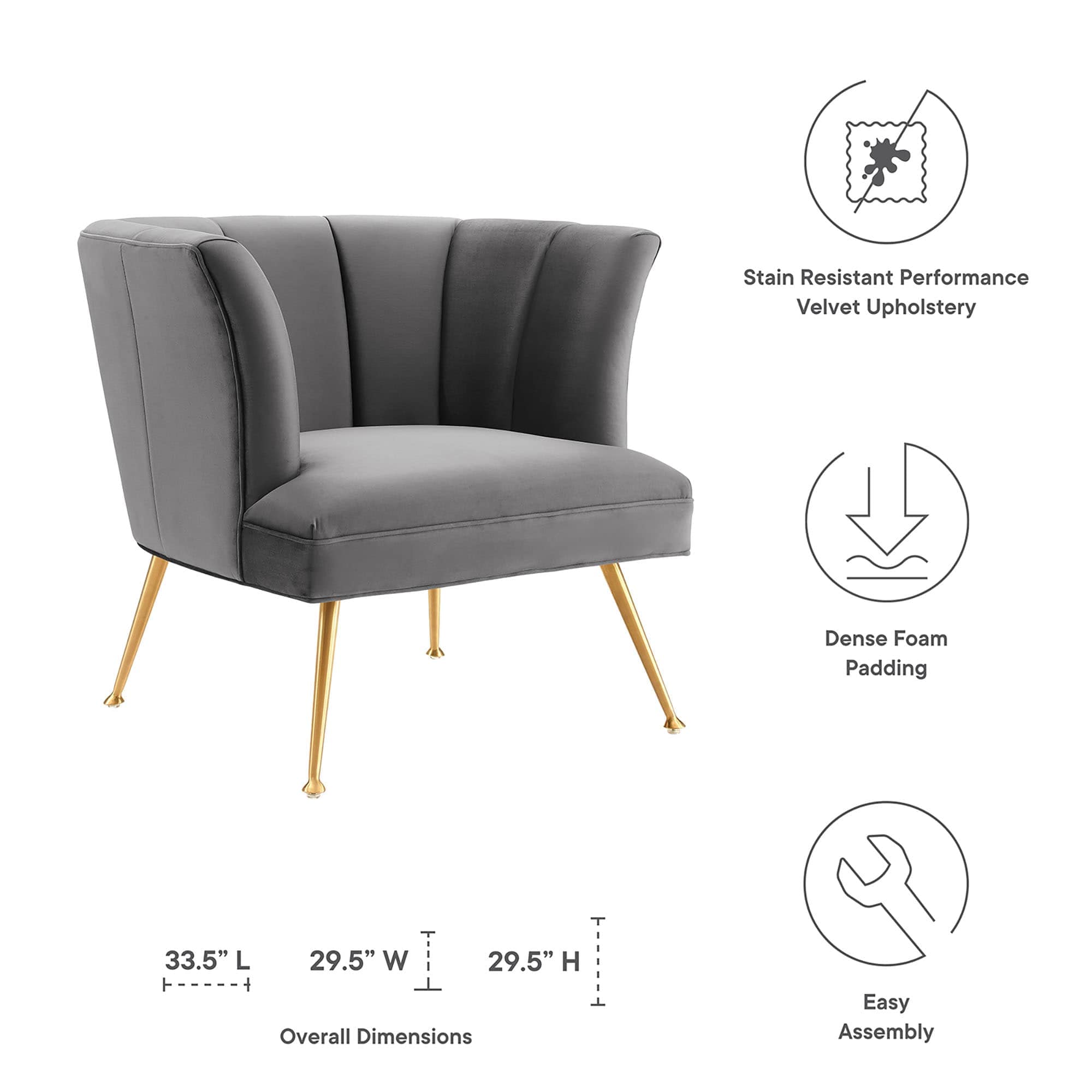 Modway EEI-5023-GRY chairs - View #2
