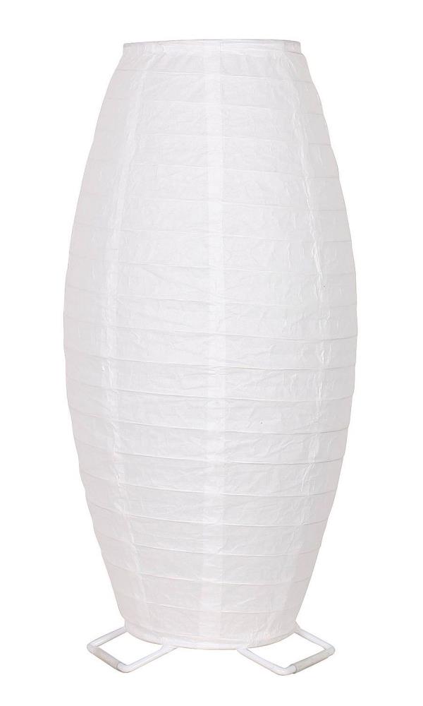 Style Selections 18820-004 Erskin 17.7-in White Uplight Table Lamp with Paper Shade
