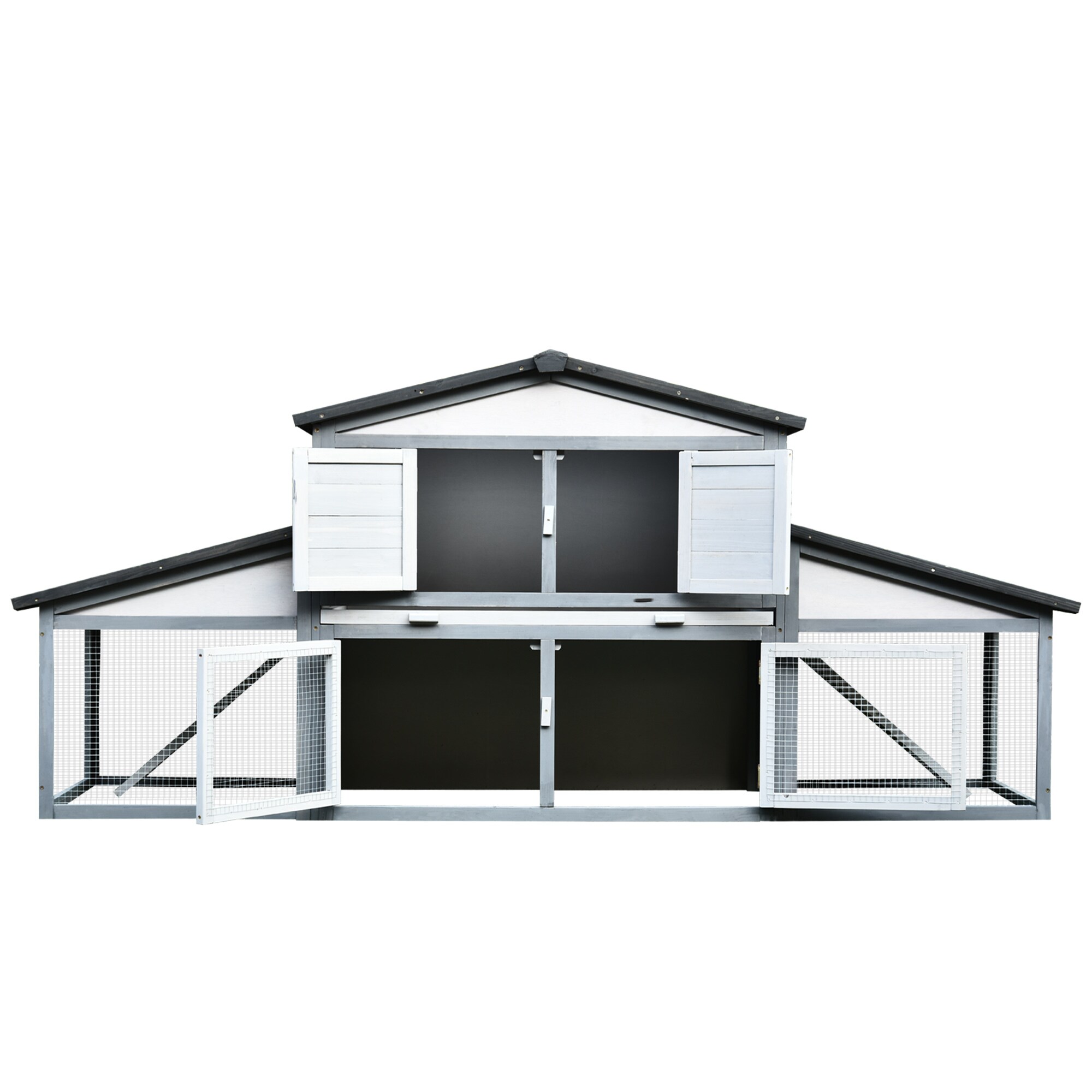 PawHut X-D51-093 Chicken-Coops-Rabbit-Hutches - View #7