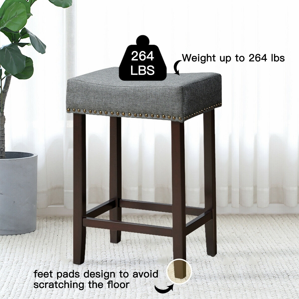 CASAINC WF-HW66008GR-LA stools - View #6