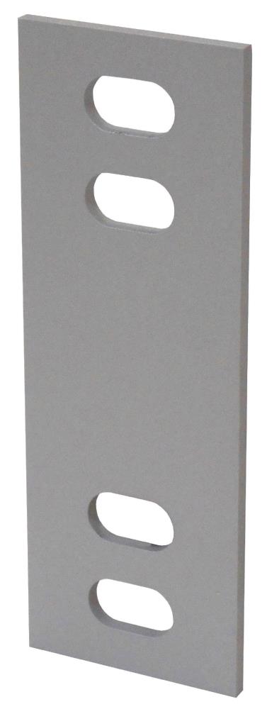 Dock Edge + 98-604-F Floating Washer Plate - Silver, Galvanized Steel, Universal Hole Pattern, 7-in x 3-in x 2
