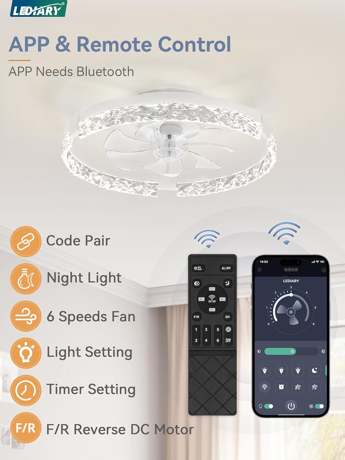 LEDIARY LEDIARY-B0DJ2NV88T Ceiling-Fans - View #5