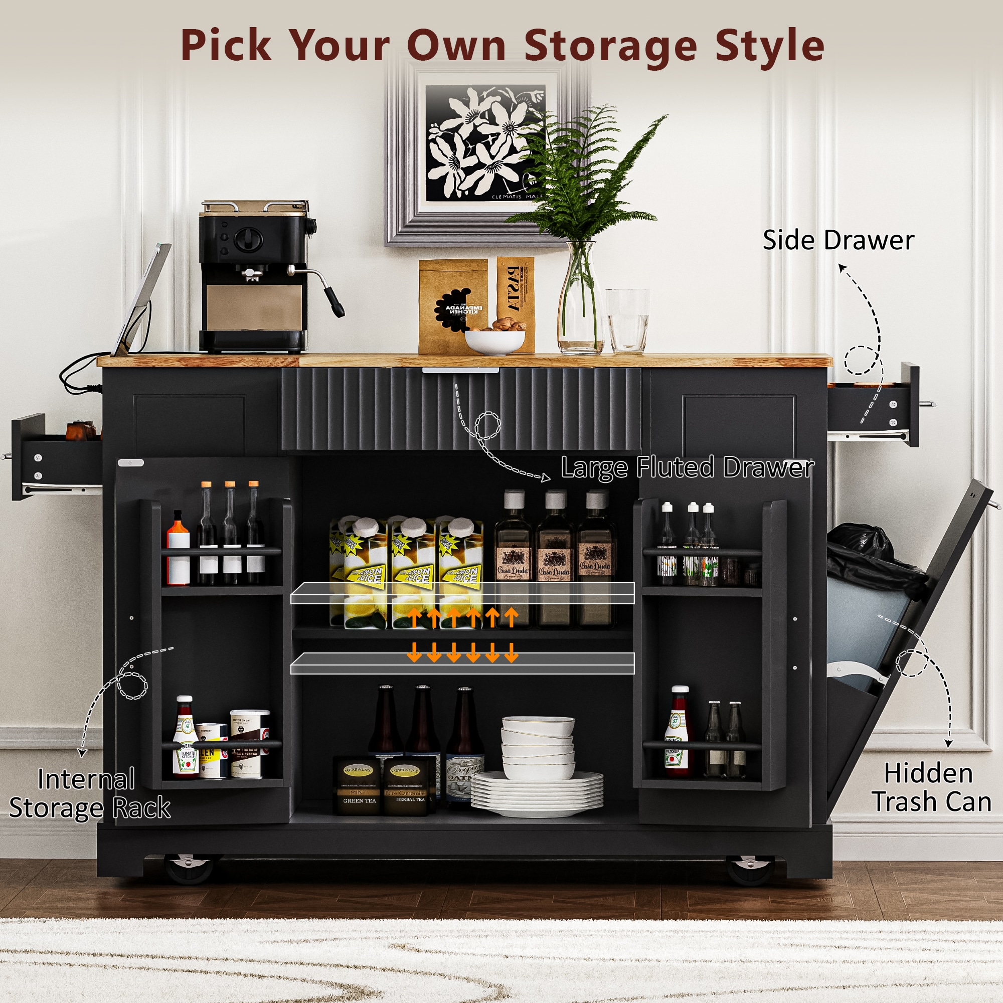 ModernLuxe N707P221571B Kitchen-Furniture - View #6