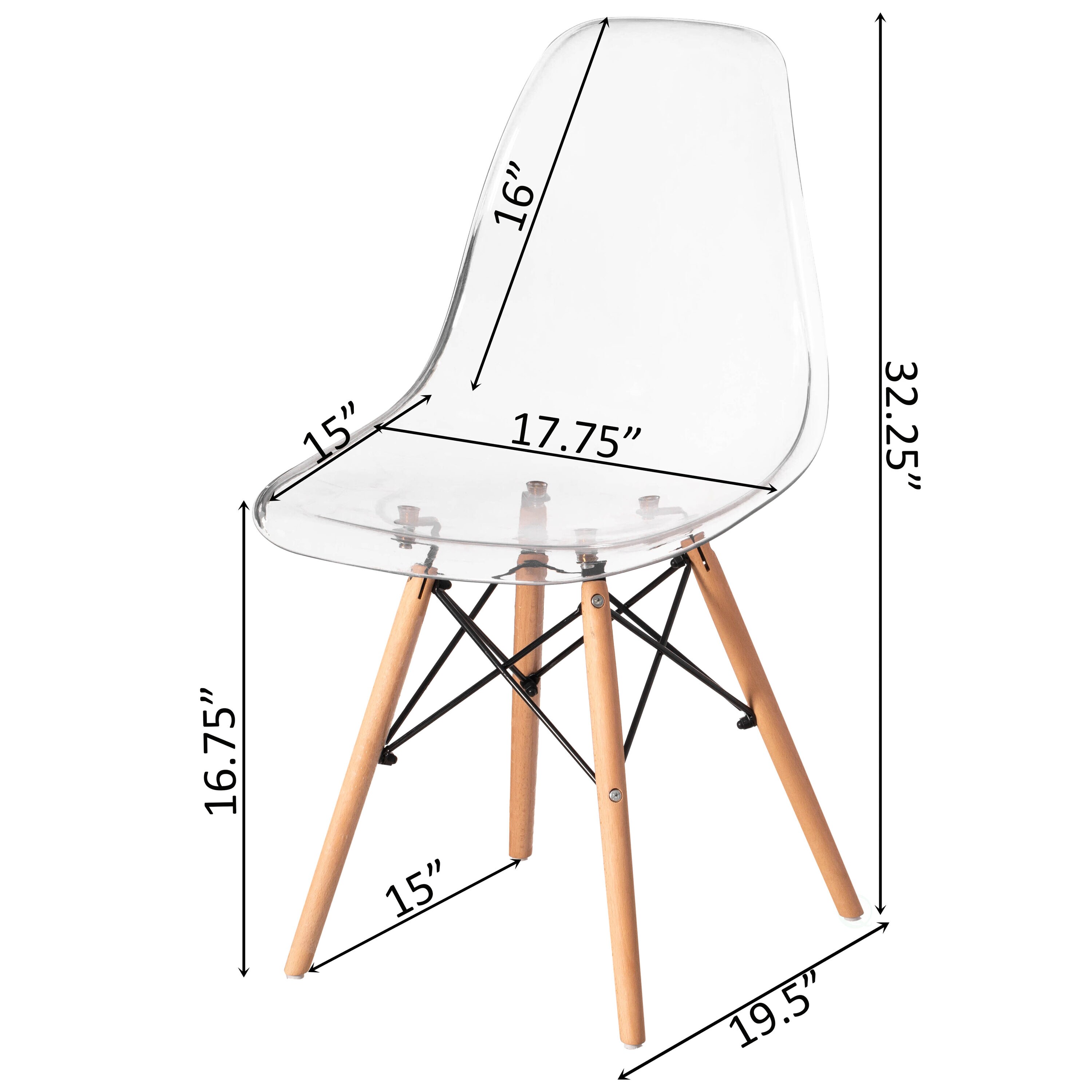 FABULAXE QI004627.CL.4 Dining-Chairs - View #6