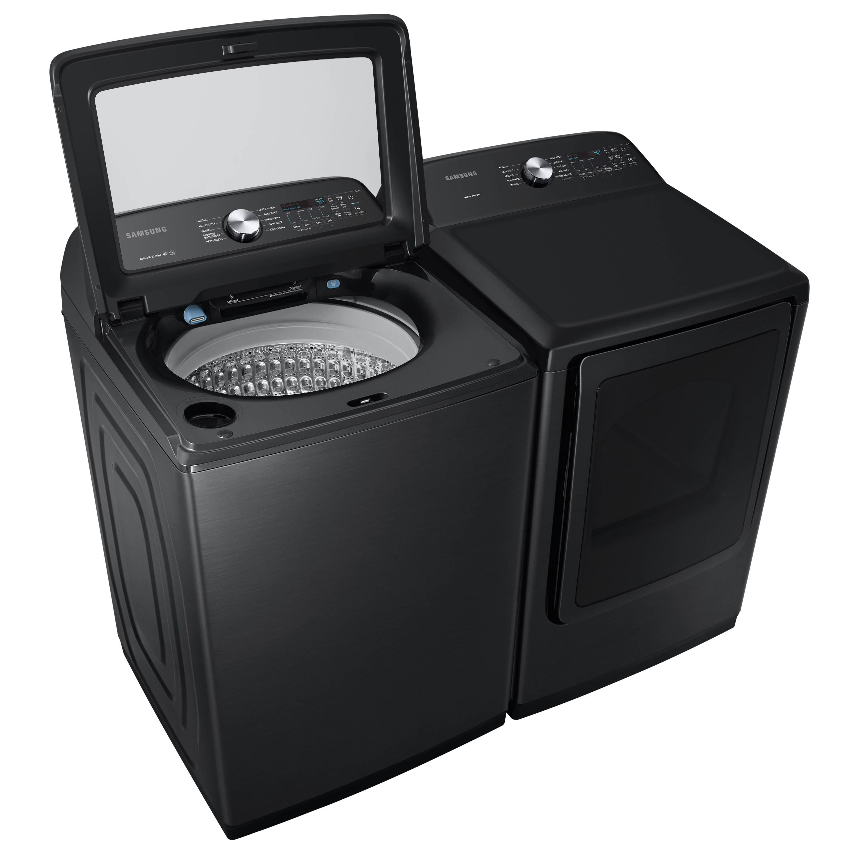 Samsung 7.4-cu ft Electric Dryer (Brushed Black) at Lowes.com
