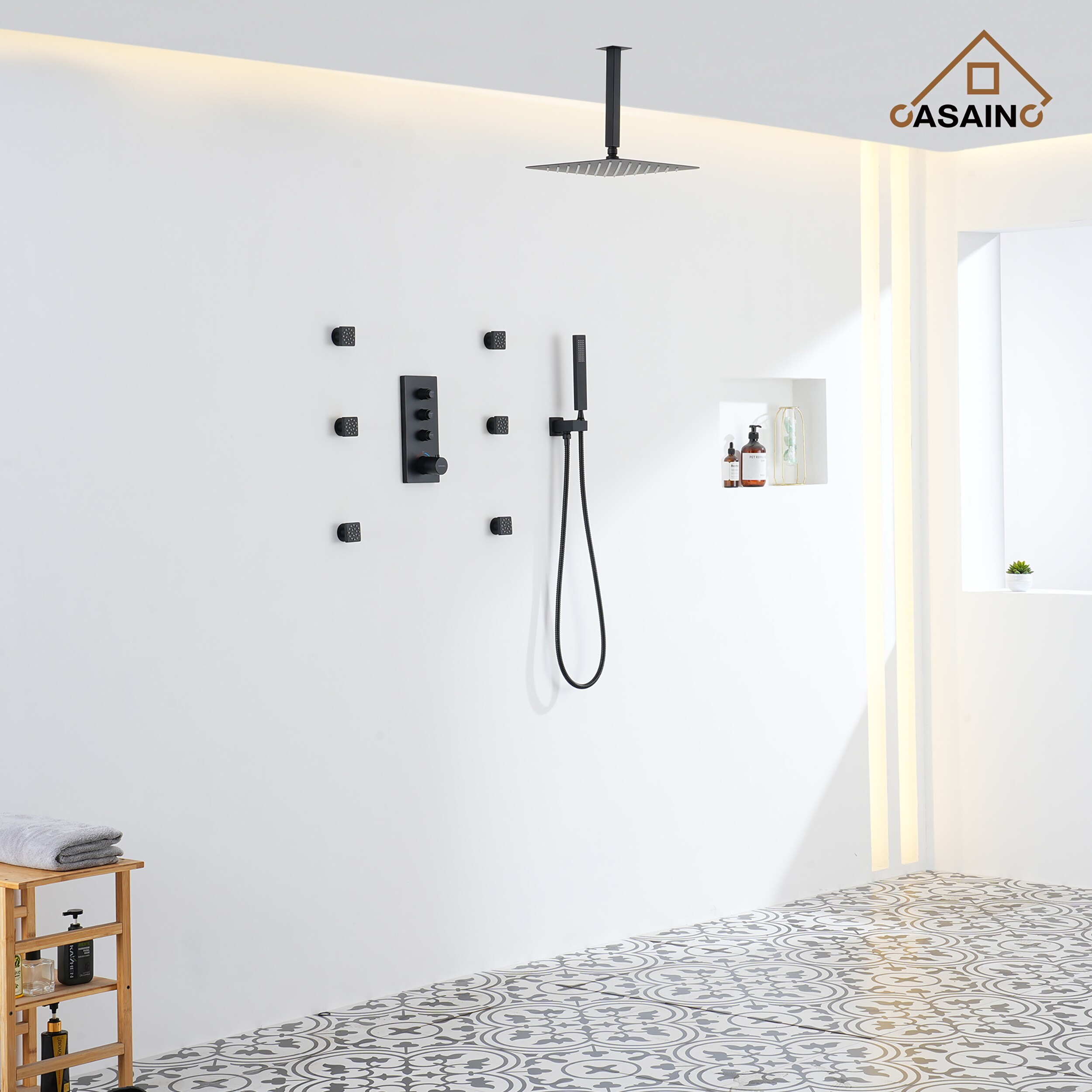CASAINC CA-102009EB-4 Showerhead-Bar-Panels - View #2