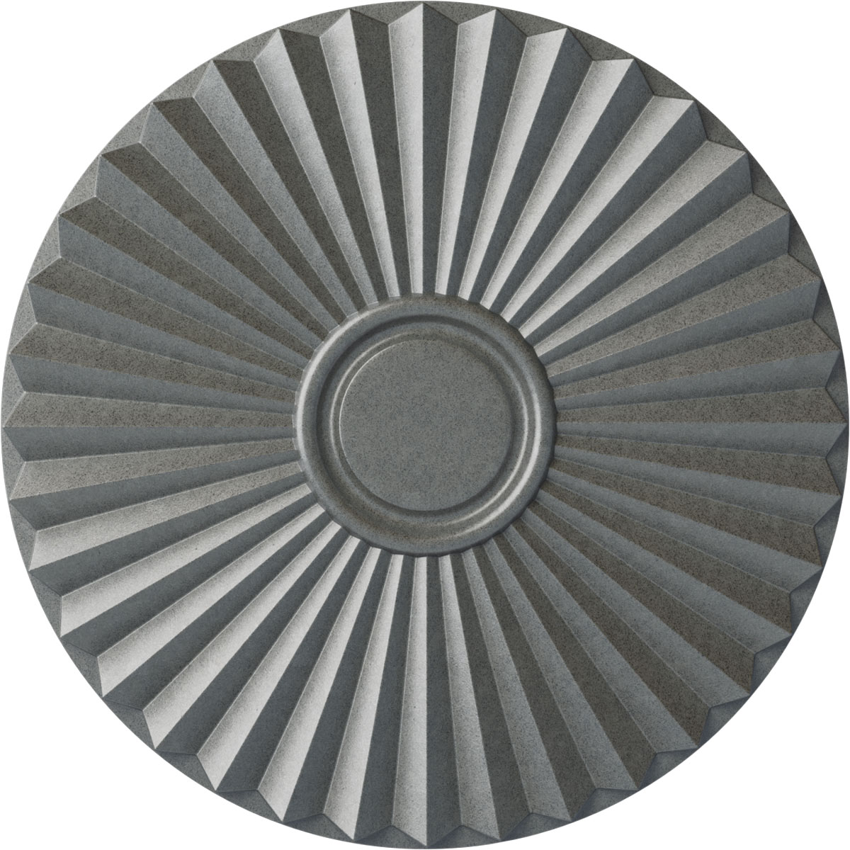Ekena Millwork CM20SHPLS Shakuras 19.75-in W x 19.75-in L Platinum Polyurethane Ceiling Medallion