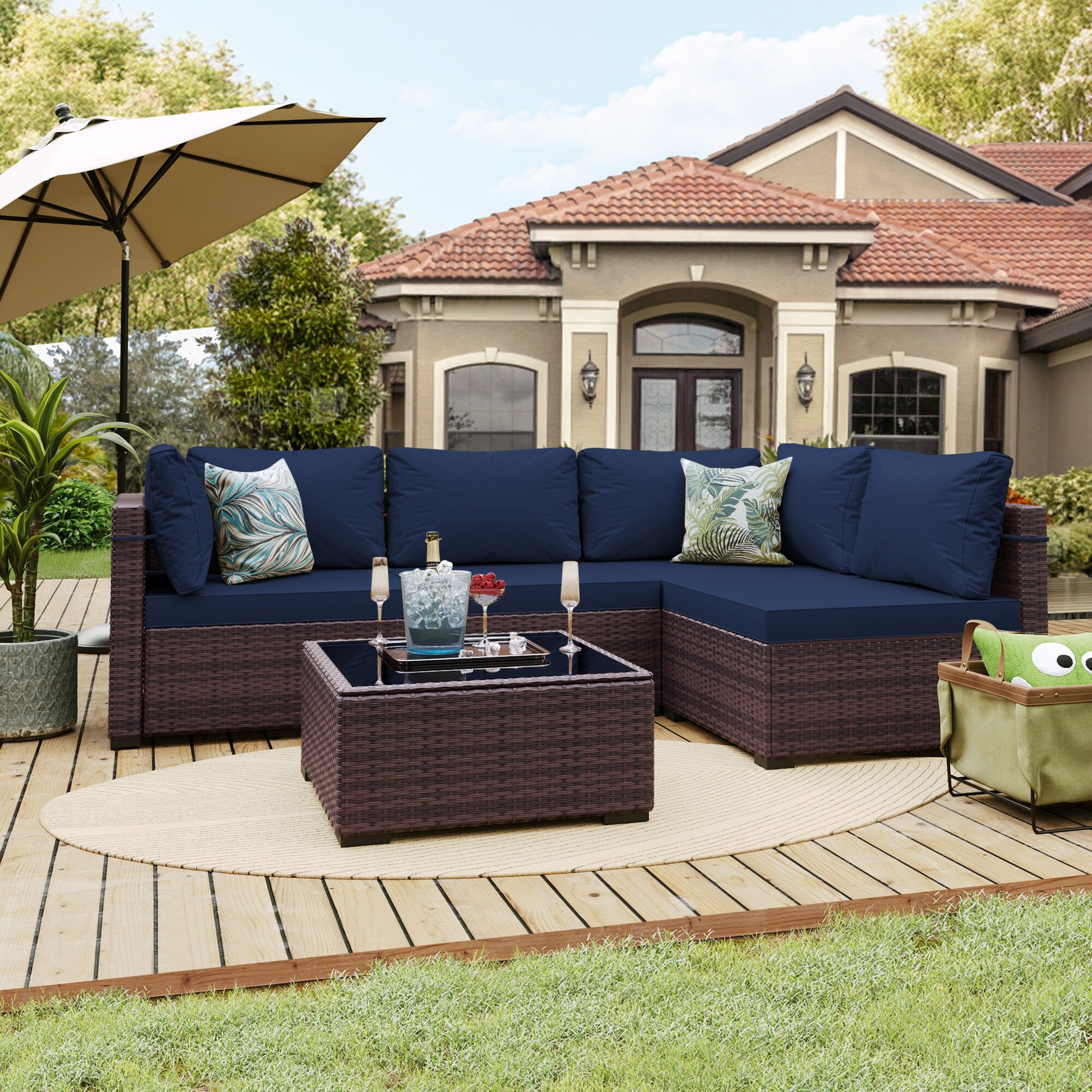 Patio Watcher LS-RT5-B2 Patio-Conversation-Sets - View #3