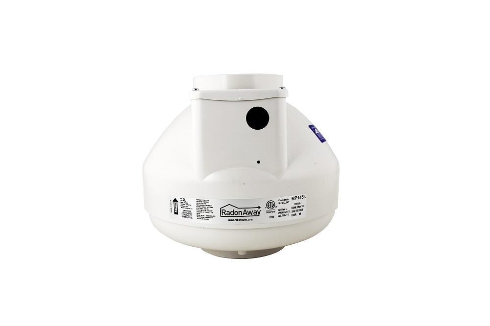  23030-1 166 CFM Plastic Axial radon mitigation fan
