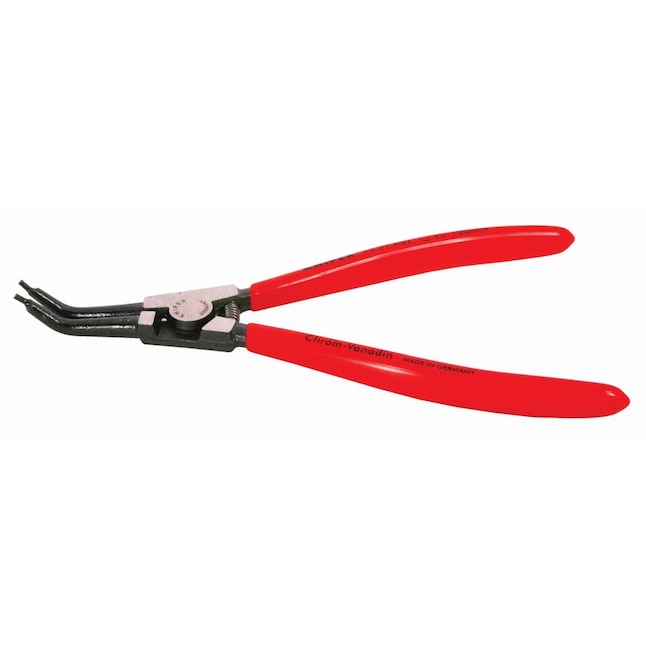 KNIPEX 8.35-in Red Snap Ring Pliers for Automotive Applications - External  Circlip, 45 Degree Angled Tips, Non-Slip Solid Tips in the Pliers  department at