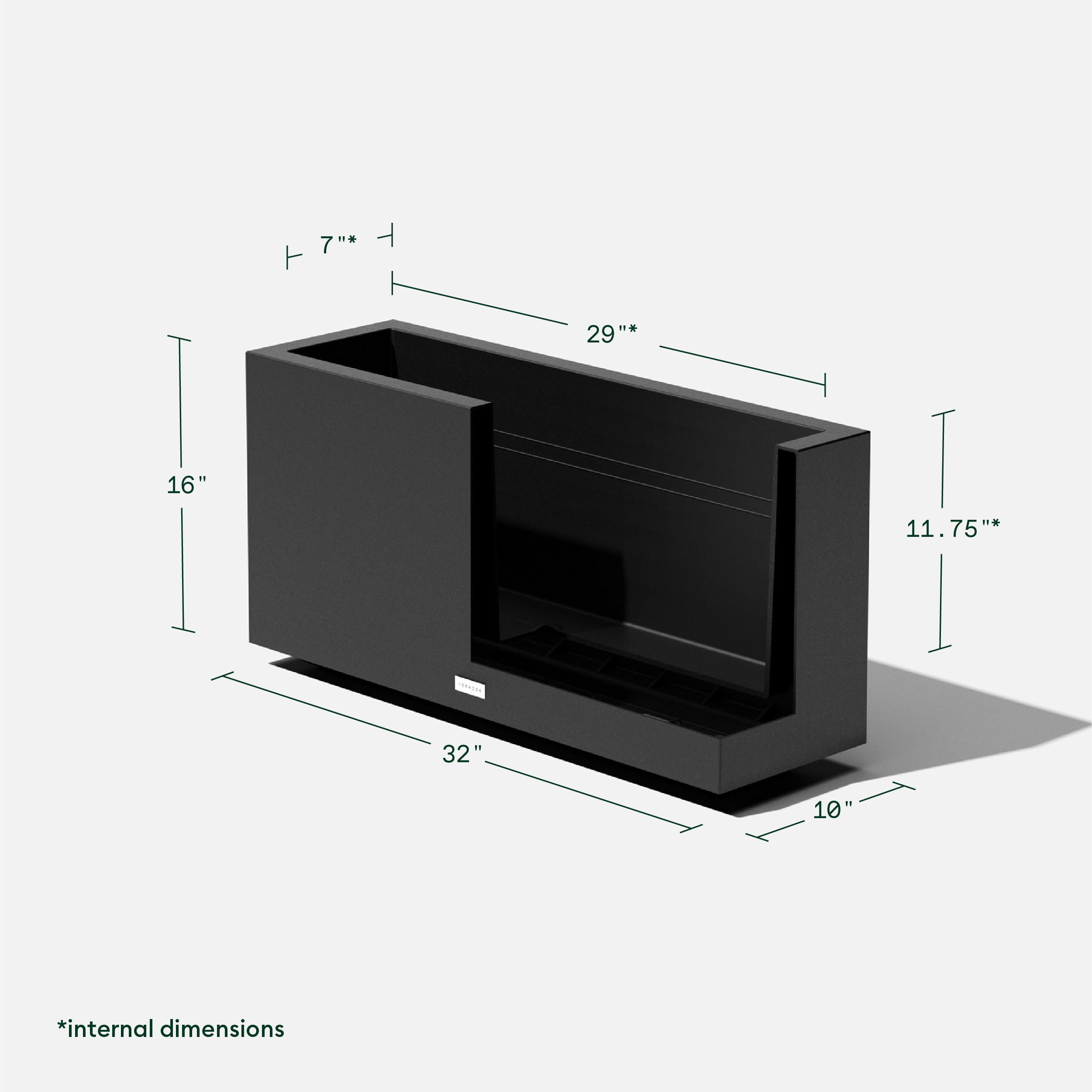 Veradek LBXVMEDB Planter-Window-Box - View #3