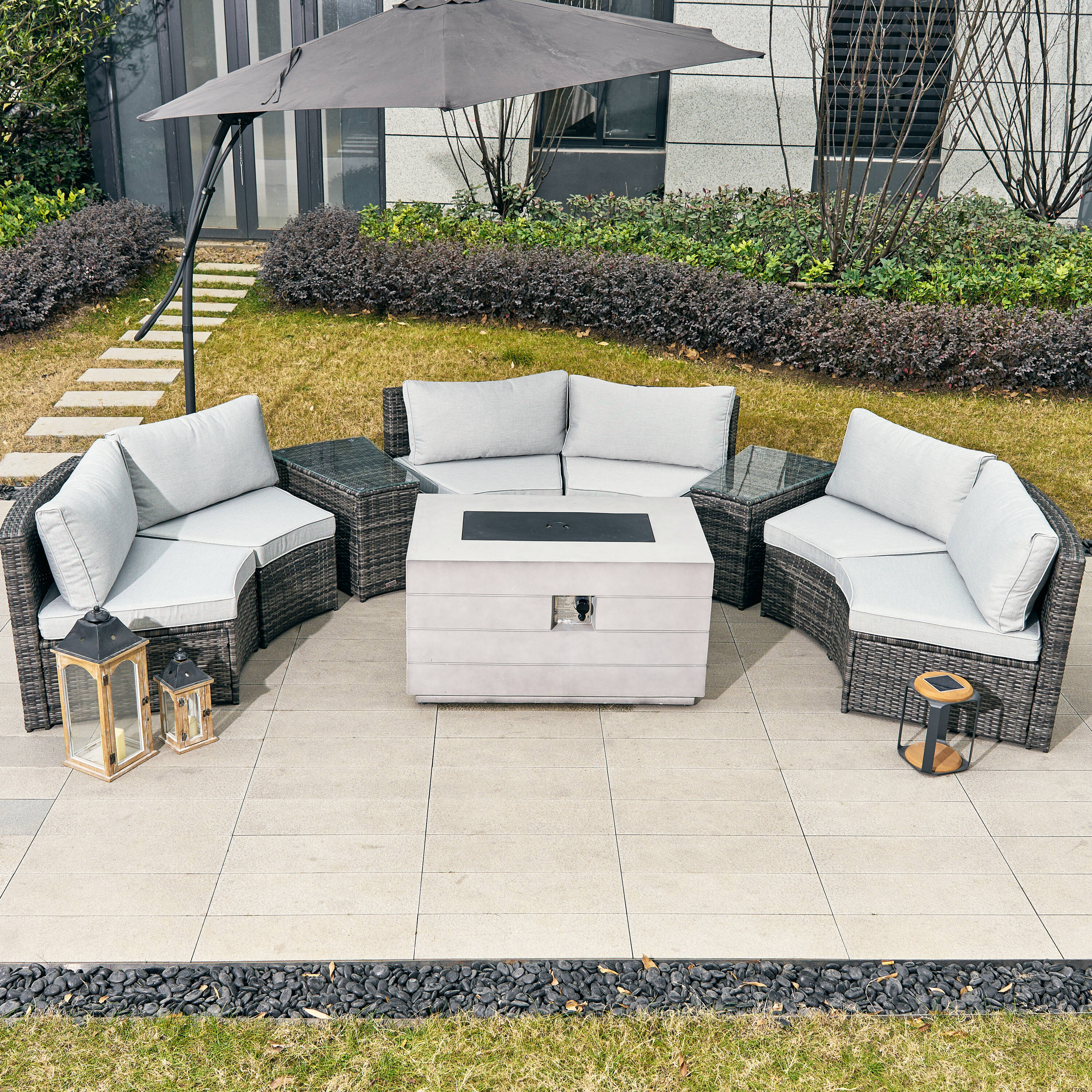 Direct Wicker DWS-1205B6S2T&2150G Patio-Conversation-Sets - View #9
