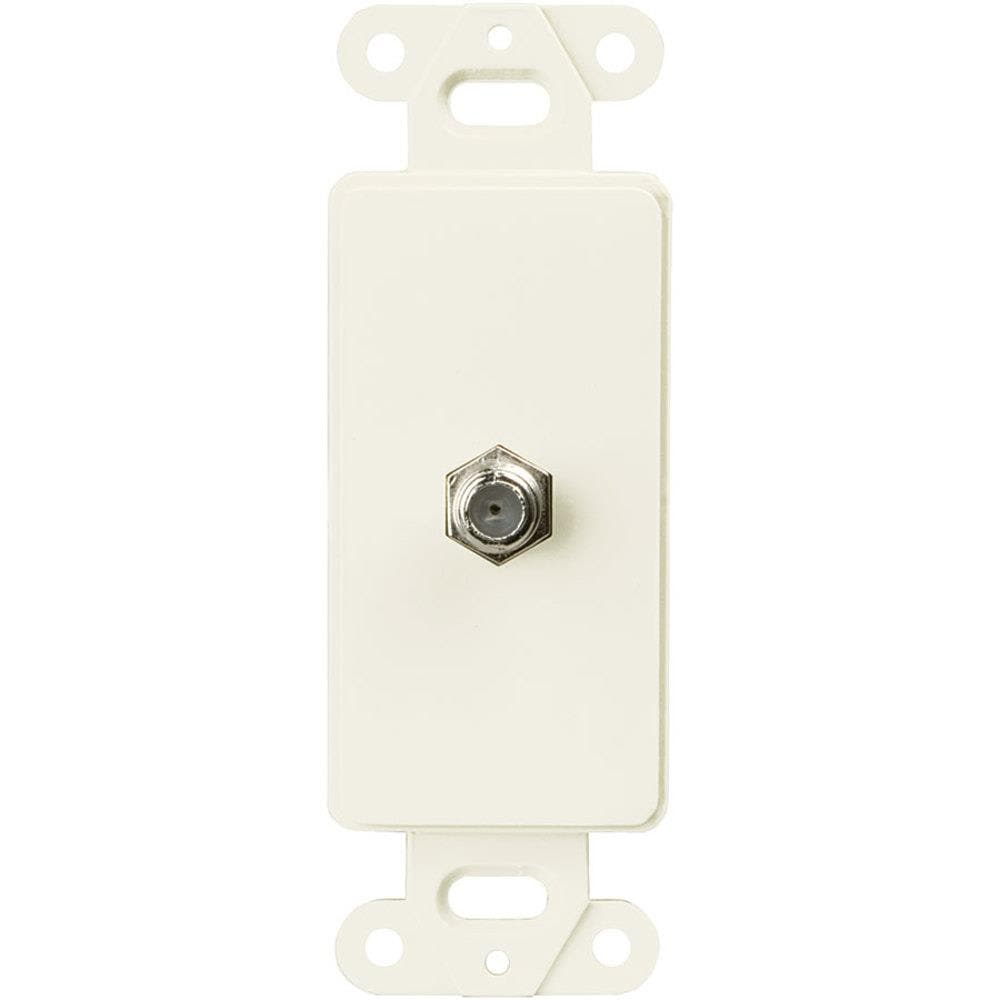 Eaton 2162LA-F-LW 1-Gang Standard Size Light Almond Plastic Indoor Decorator Wall Plate