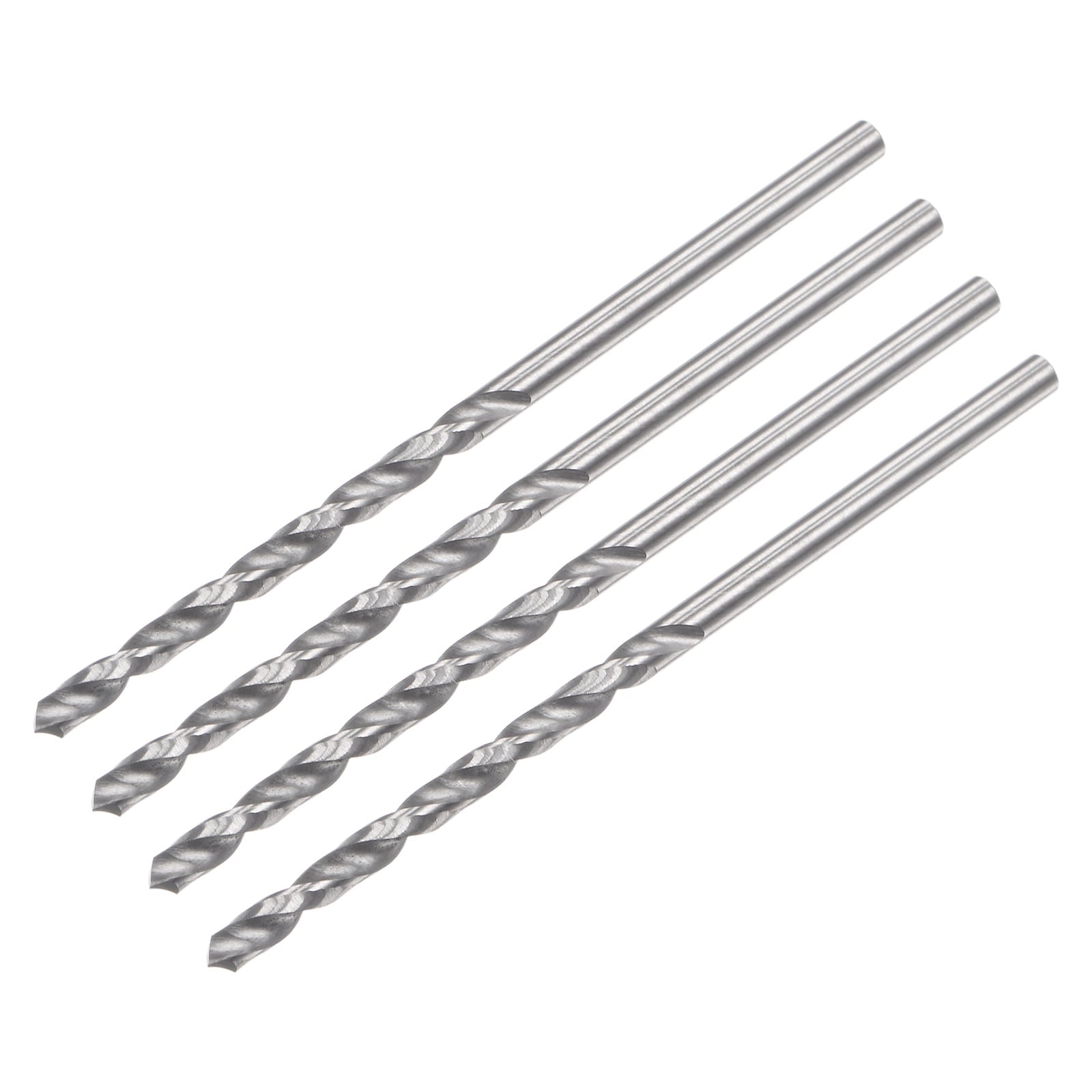 Unique Bargains Solid Carbide Drill Bits 1.7mm C2/K20 Tungsten Carbide Jobber Drill Bits Straight Shank Drilling Tool for Stainless Steel Aluminum Iron Metal Plastic 4pcs #S26030300UX2097