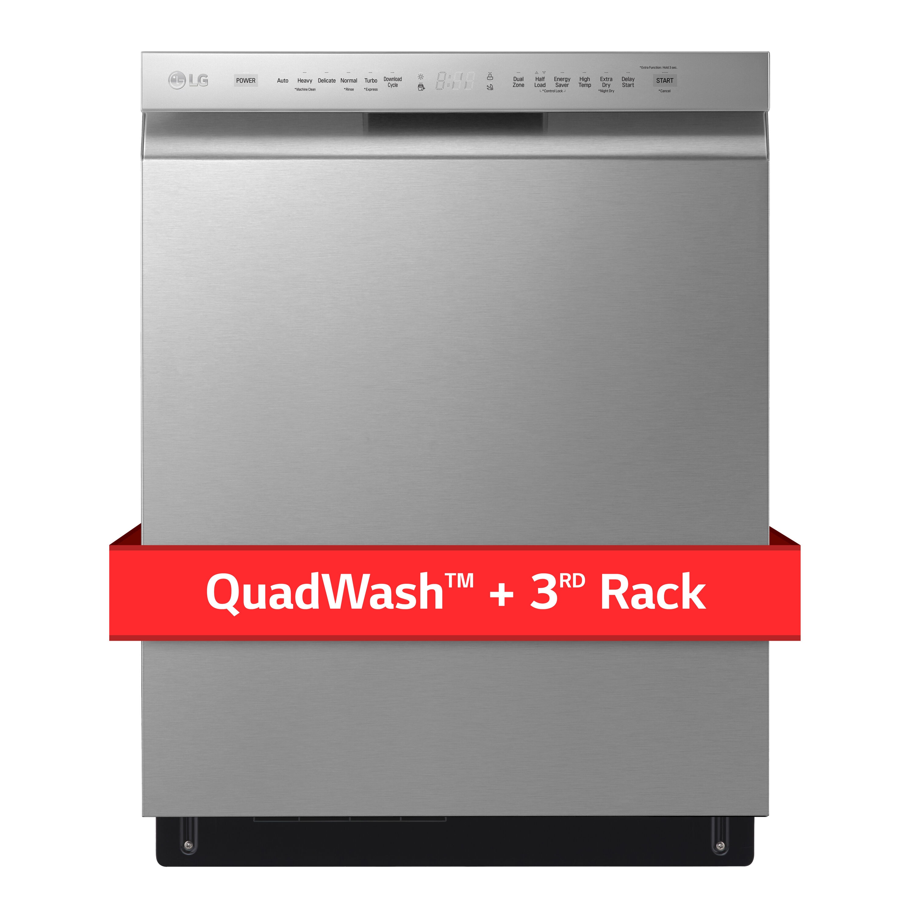 Lg dishwasher best sale front control