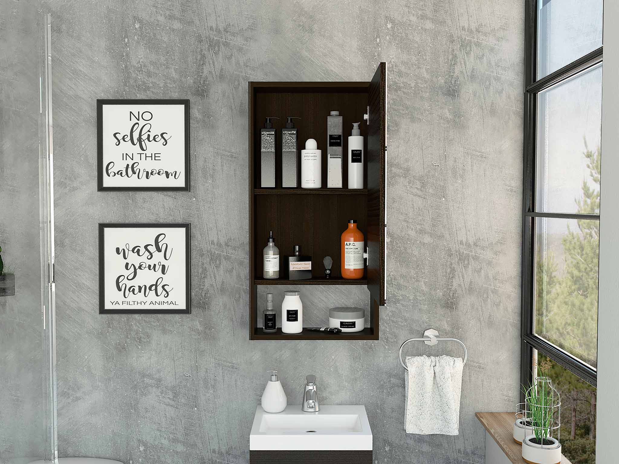 Huluwat P1-06280281 Bathroom-Medicine-Cabinets - View #4