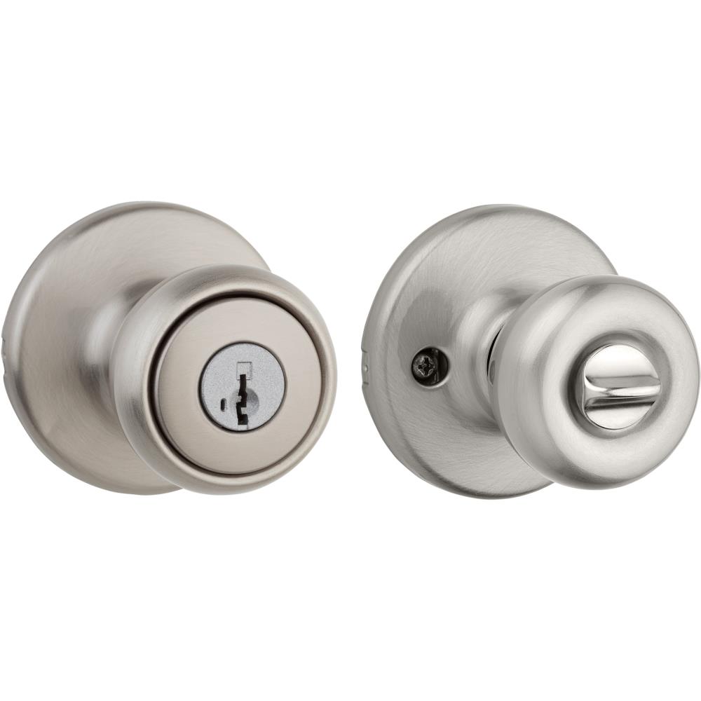 Kwikset Security Tylo Satin Nickel Smartkey No Deadbolt Keyed Entry ...