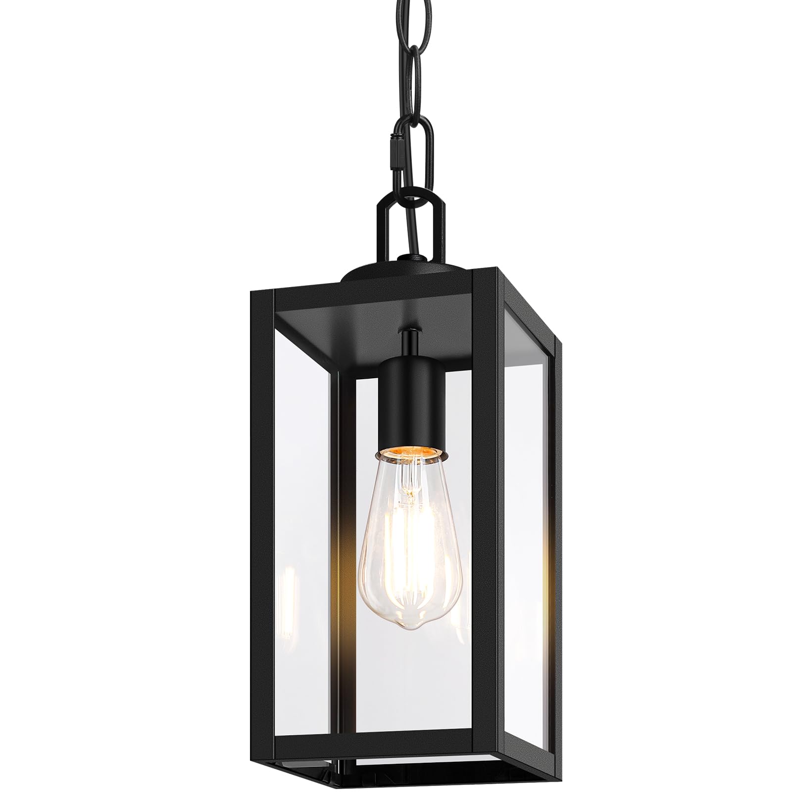 IJBUHV Outdoor Hanging Lantern Modern Porch Light in the Landscape ...