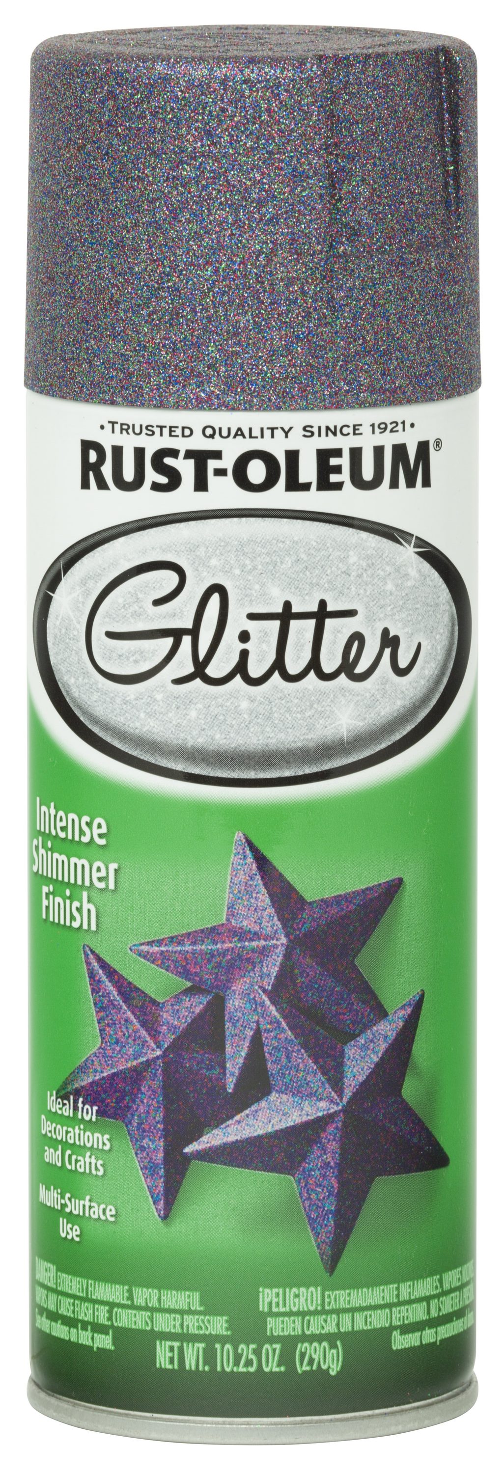 Rust-Oleum Satin Purple Glitter Spray Paint (NET WT. 10.25-oz) in the ...