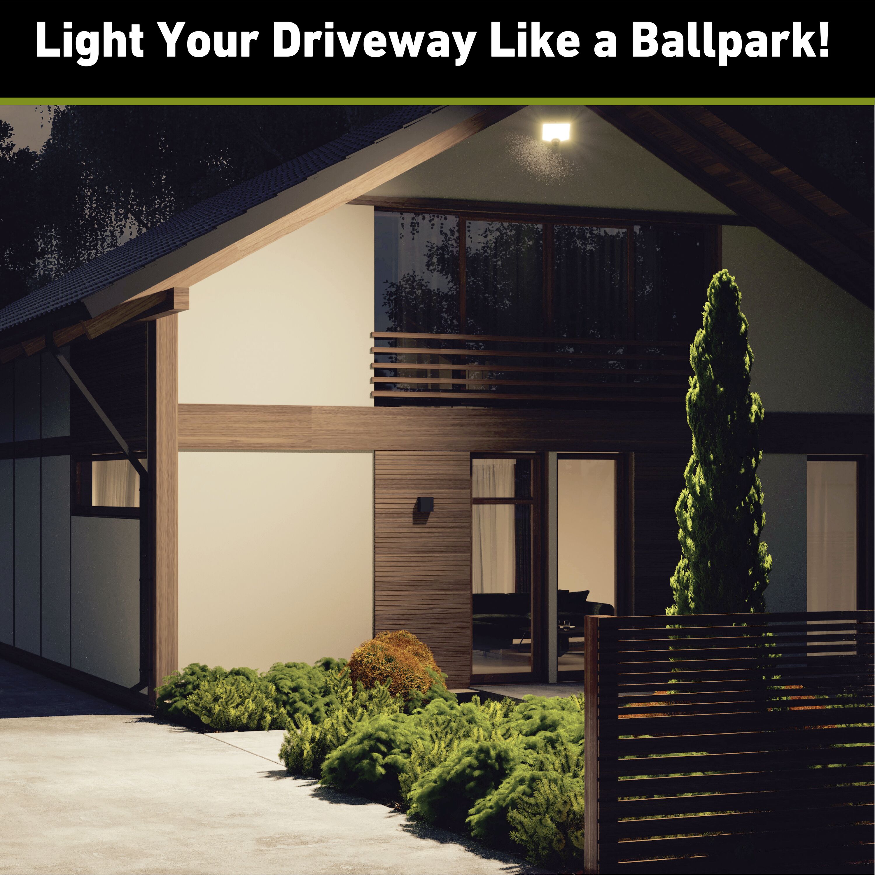 Good Earth Lighting SE1356-WH3-02LF4-G Motion-Activated-Floodlights - View #4